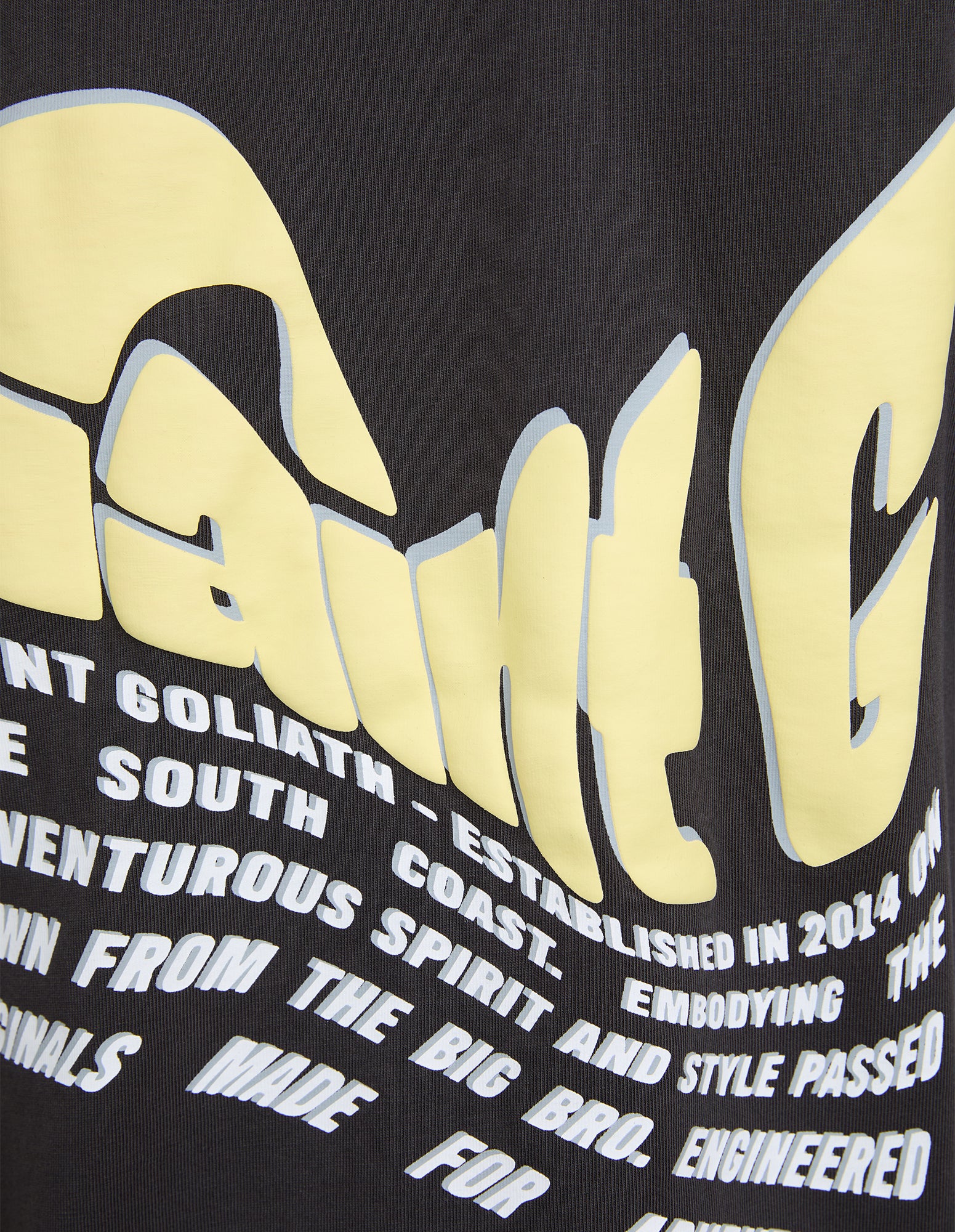 Kids Distort Tee Washed Black - Image 3