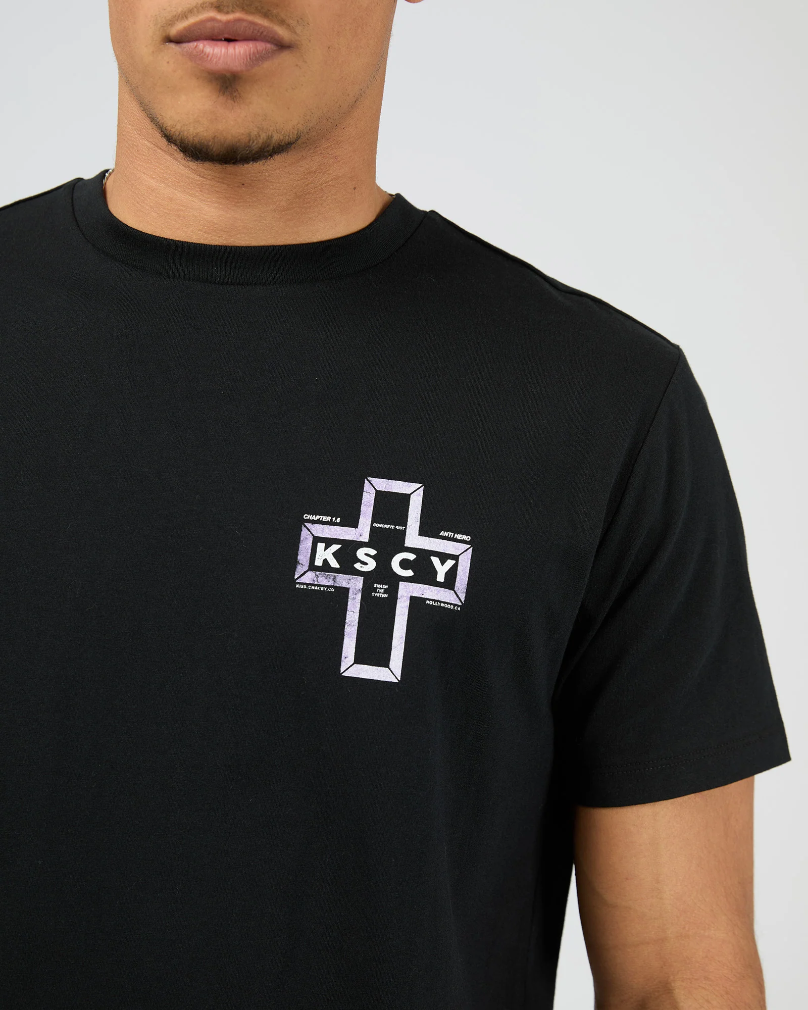 Dominus Dual Curved Tee Black - Image 5