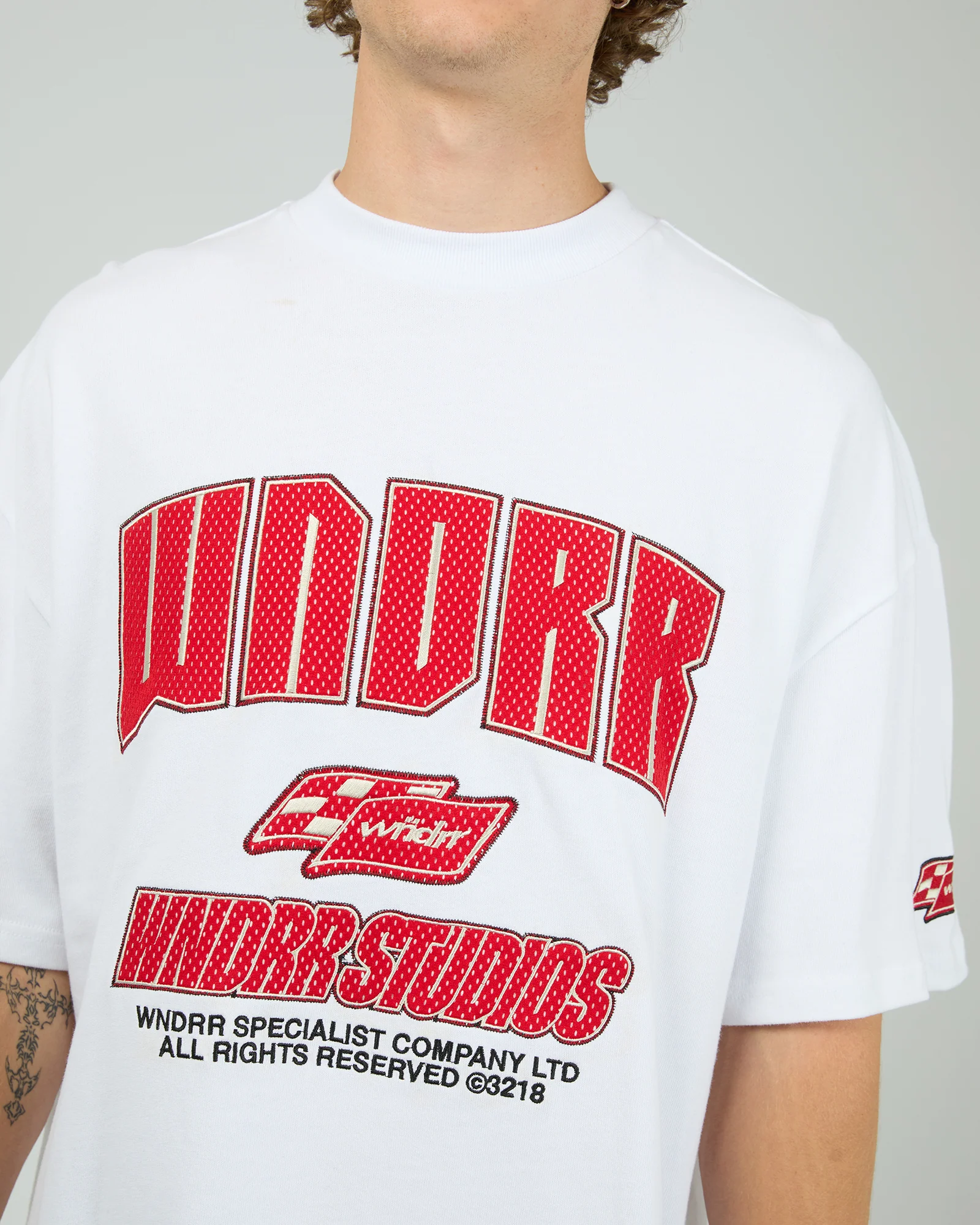 Drivetrain Heavy Weight Tee White - Image 5