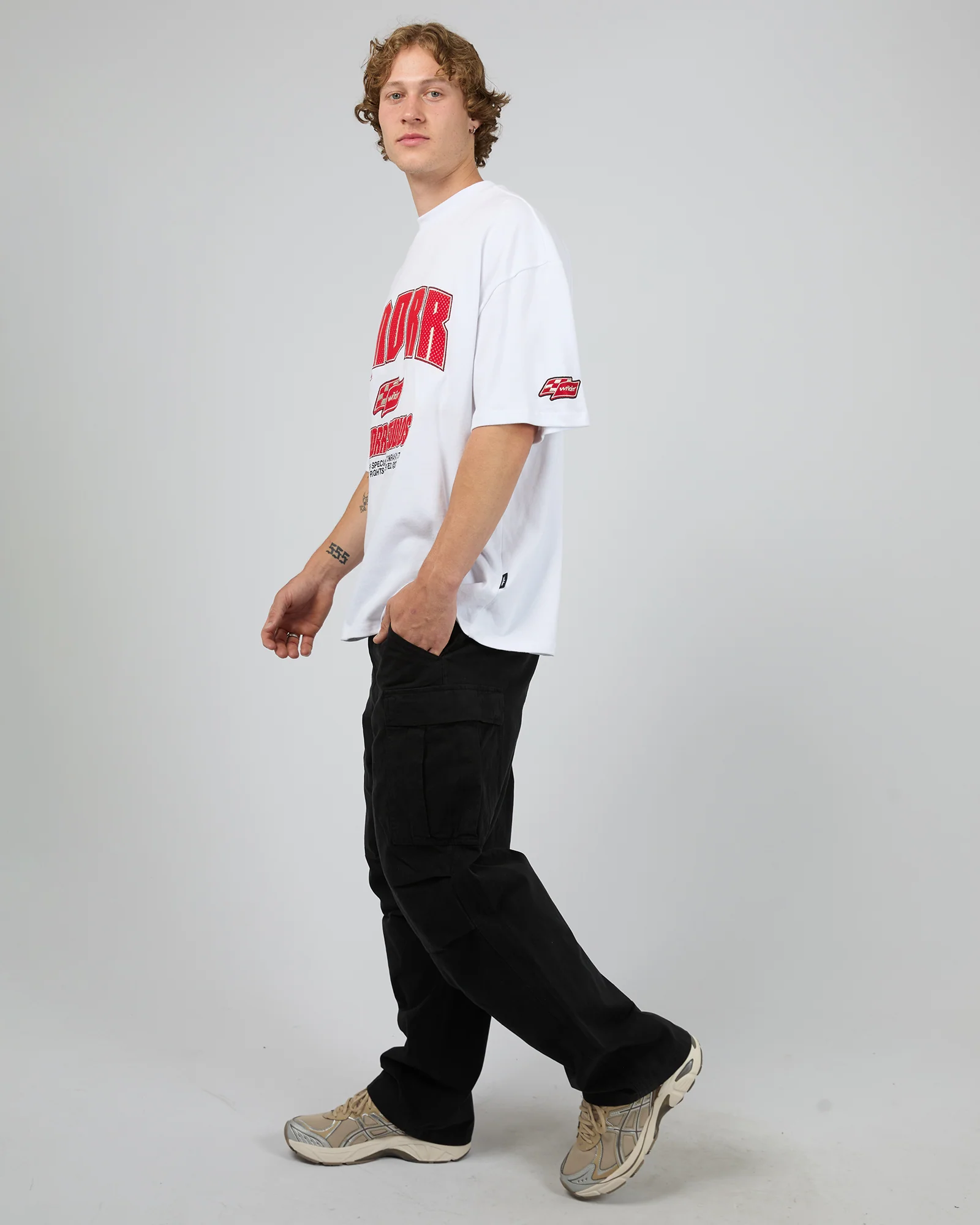 Drivetrain Heavy Weight Tee White - Image 6