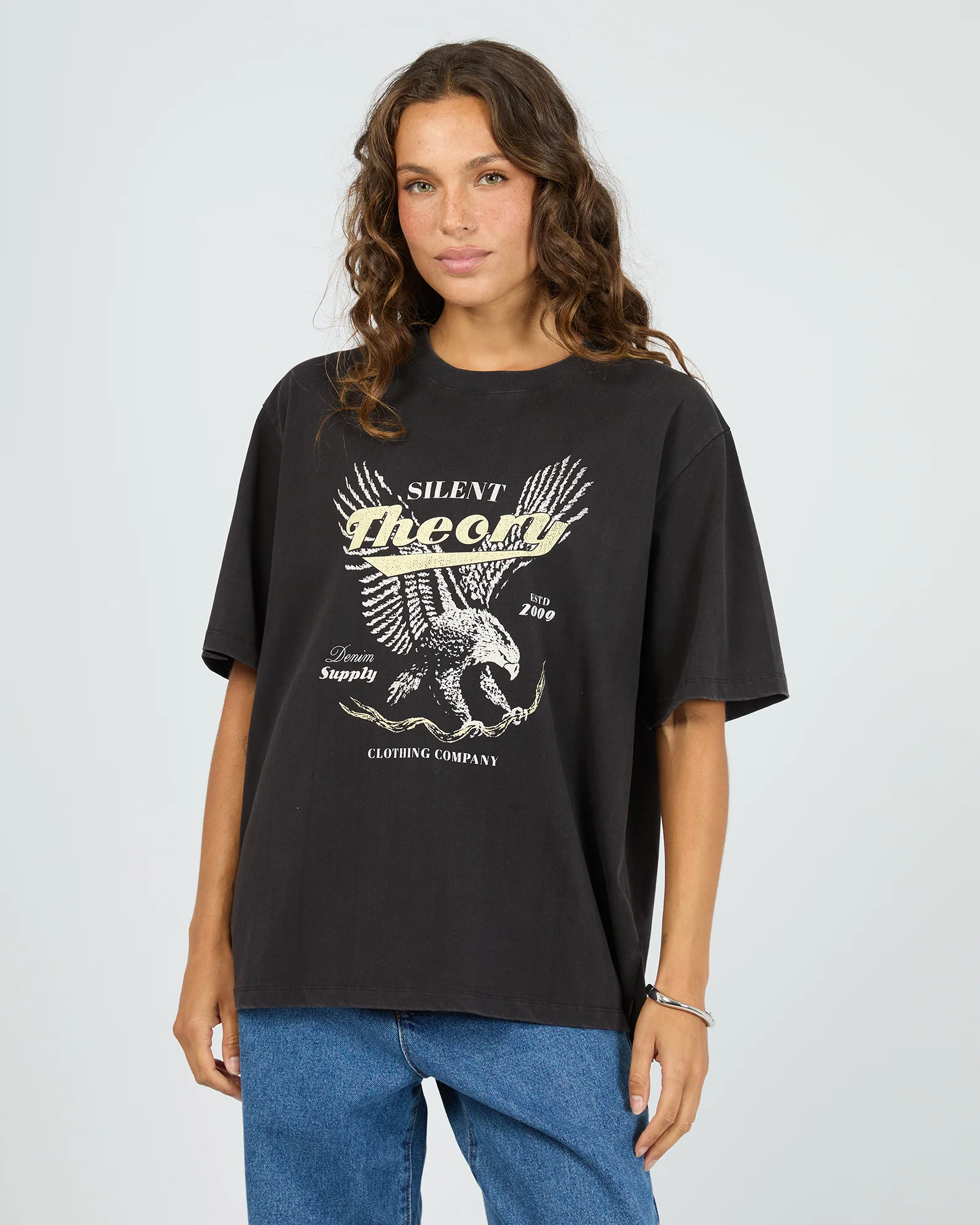 Dystopia Tee Washed Black