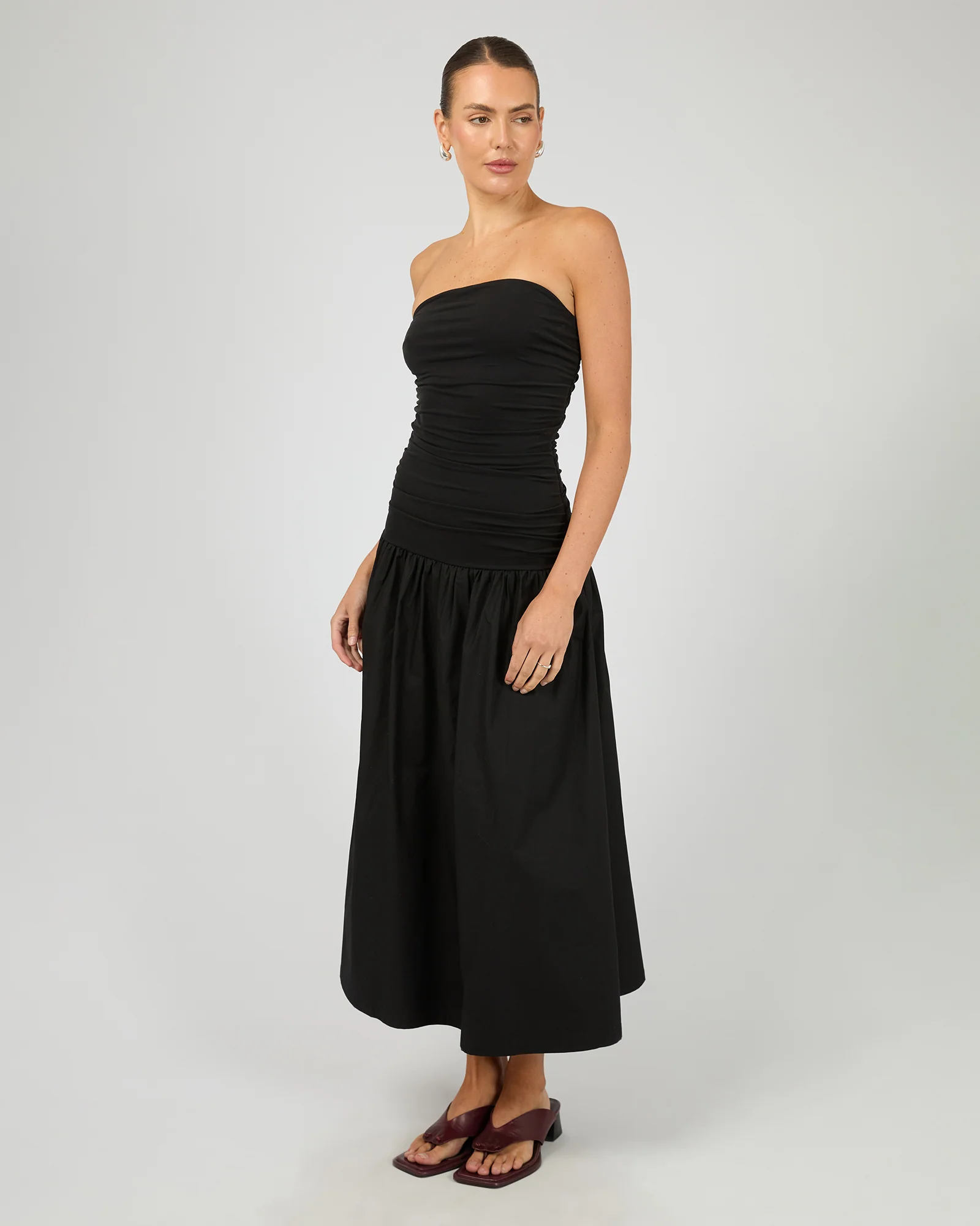 Elle Maxi Dress Black - Image 4