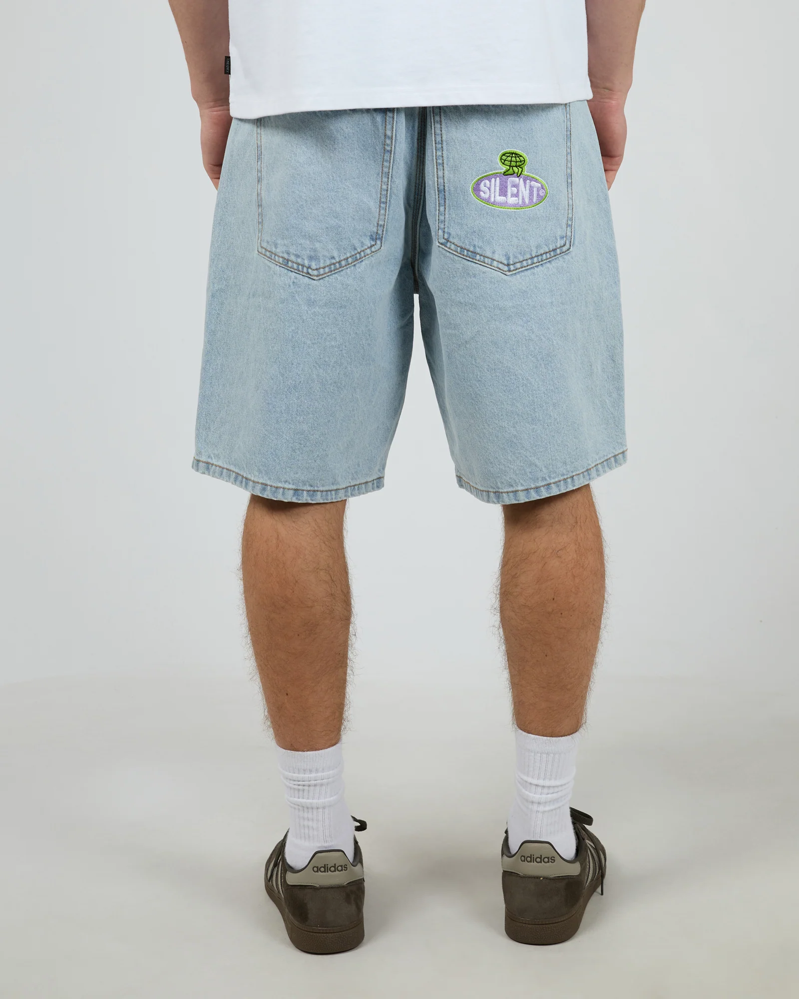 Embroidery Jort Sky Blue - Image 5