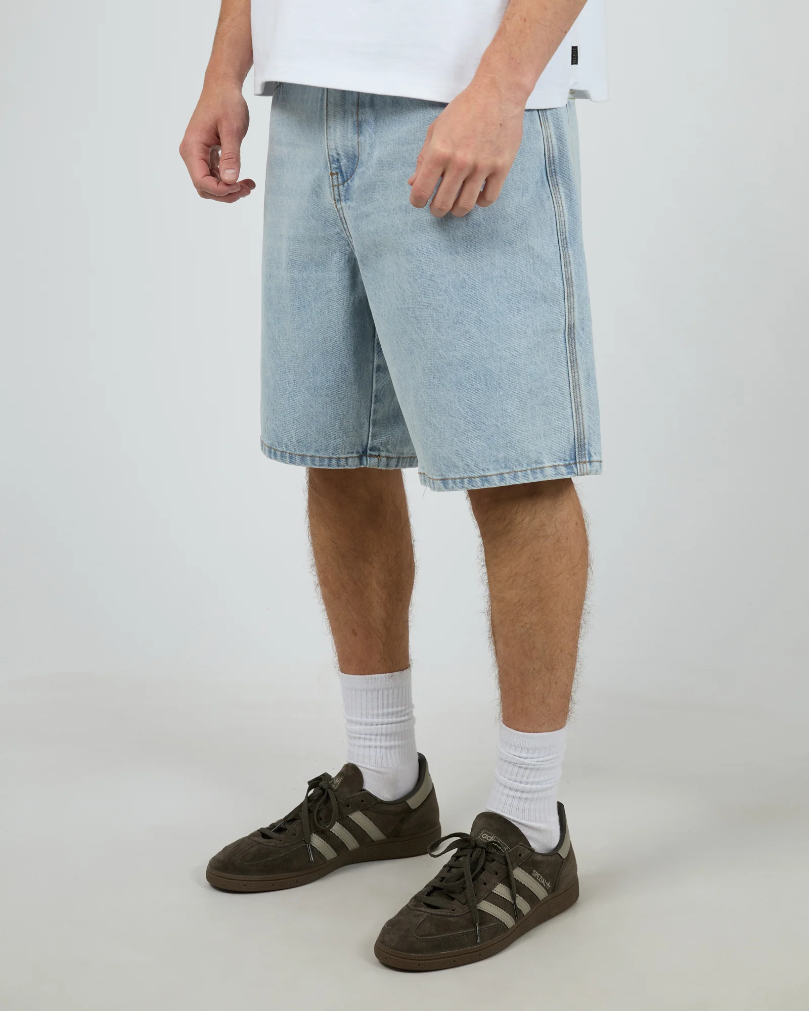 Embroidery Jort Sky Blue - Image 6