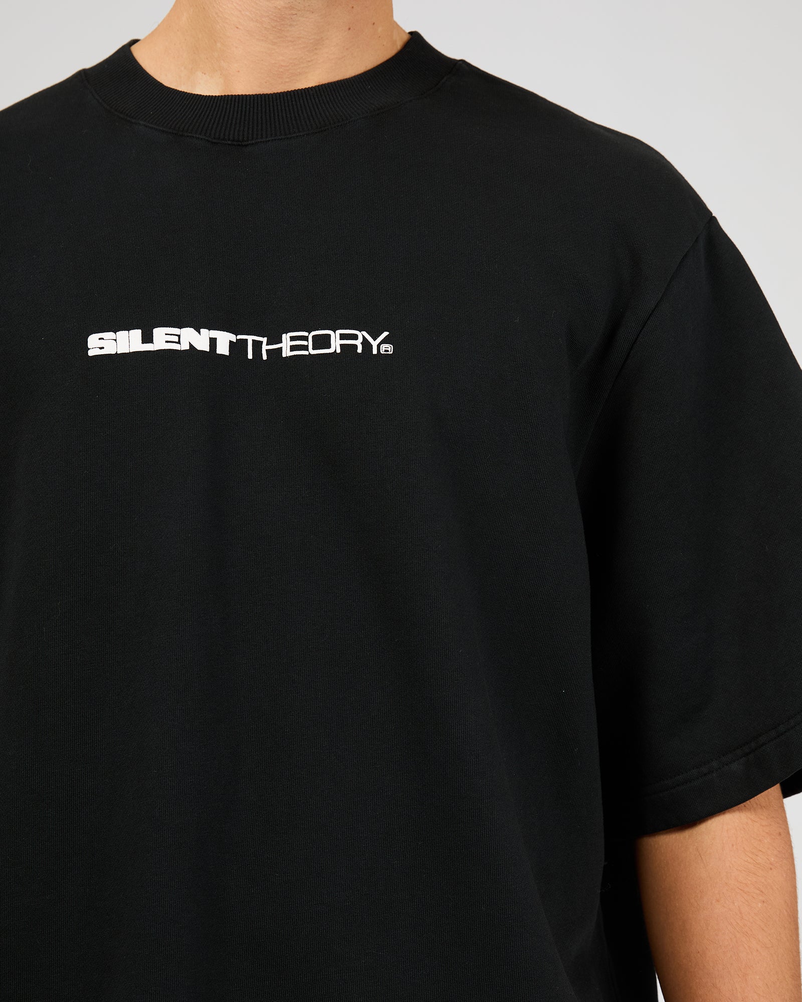 Energy Fleece Tee Washed Black - Image 6