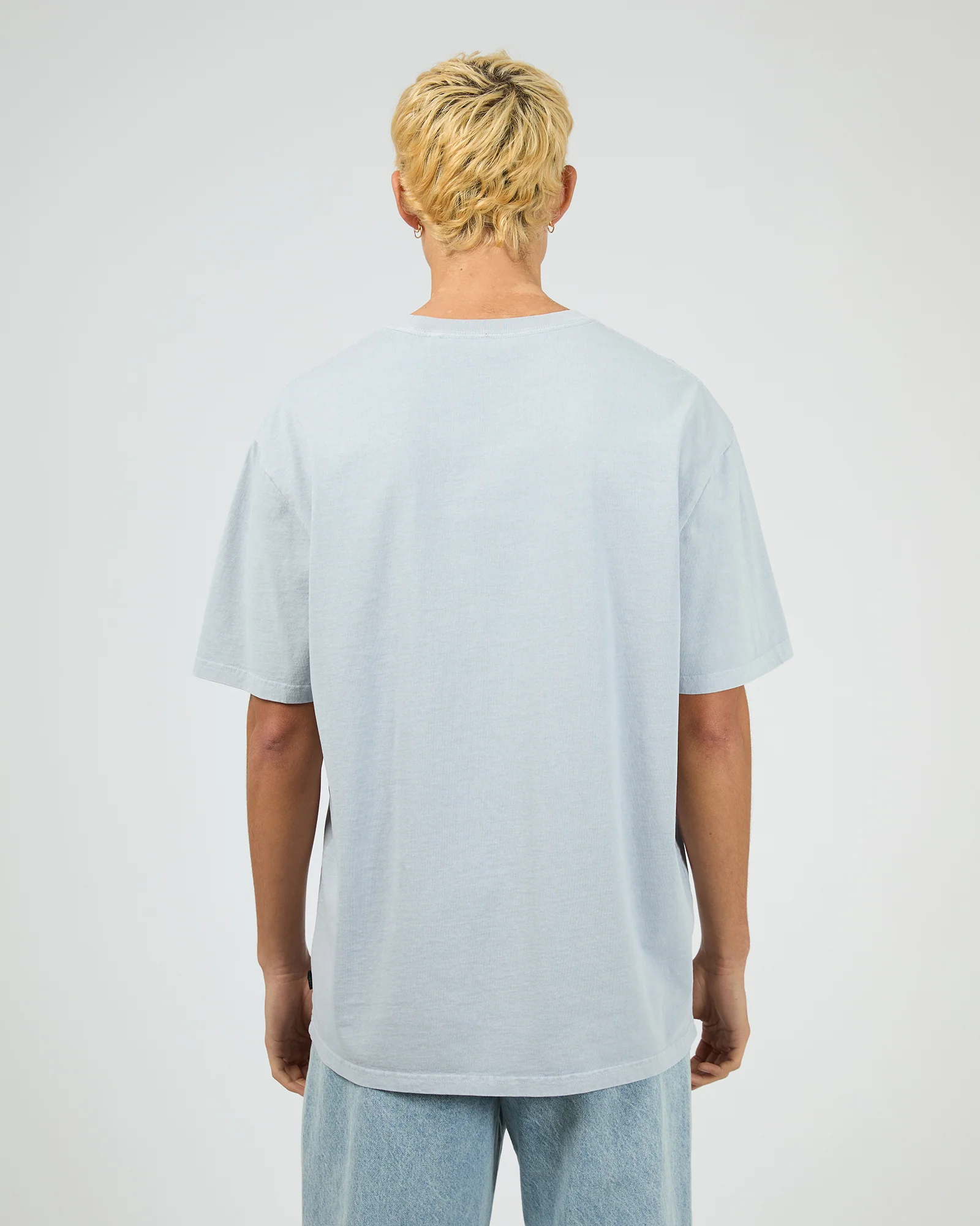 Essential Fit Tee Sky Blue - Image 3