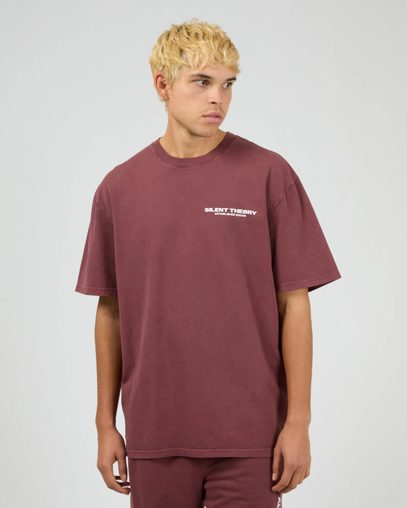 Essential Theory Tee Burgundy