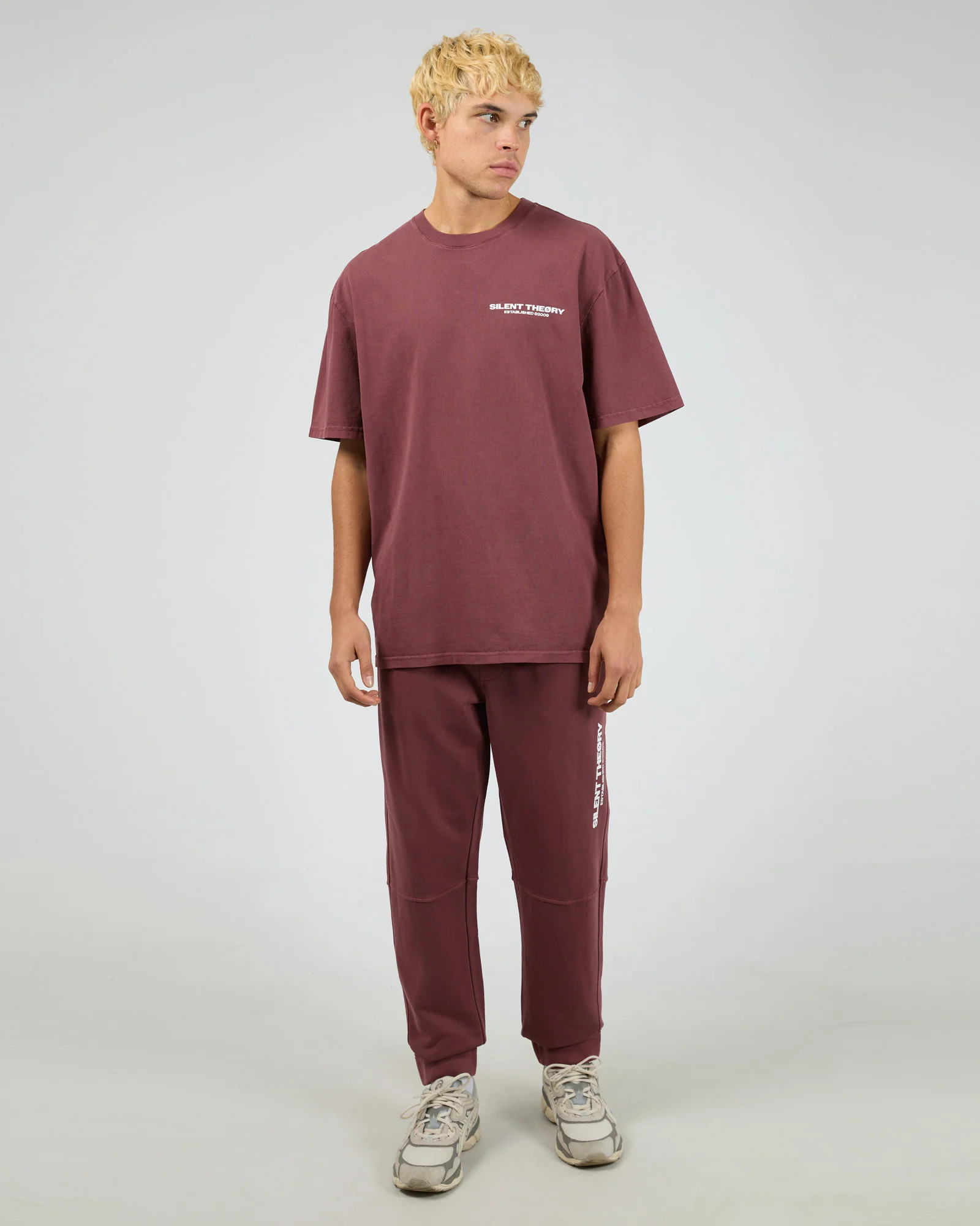 Essential Theory Tee Burgundy - Image 2