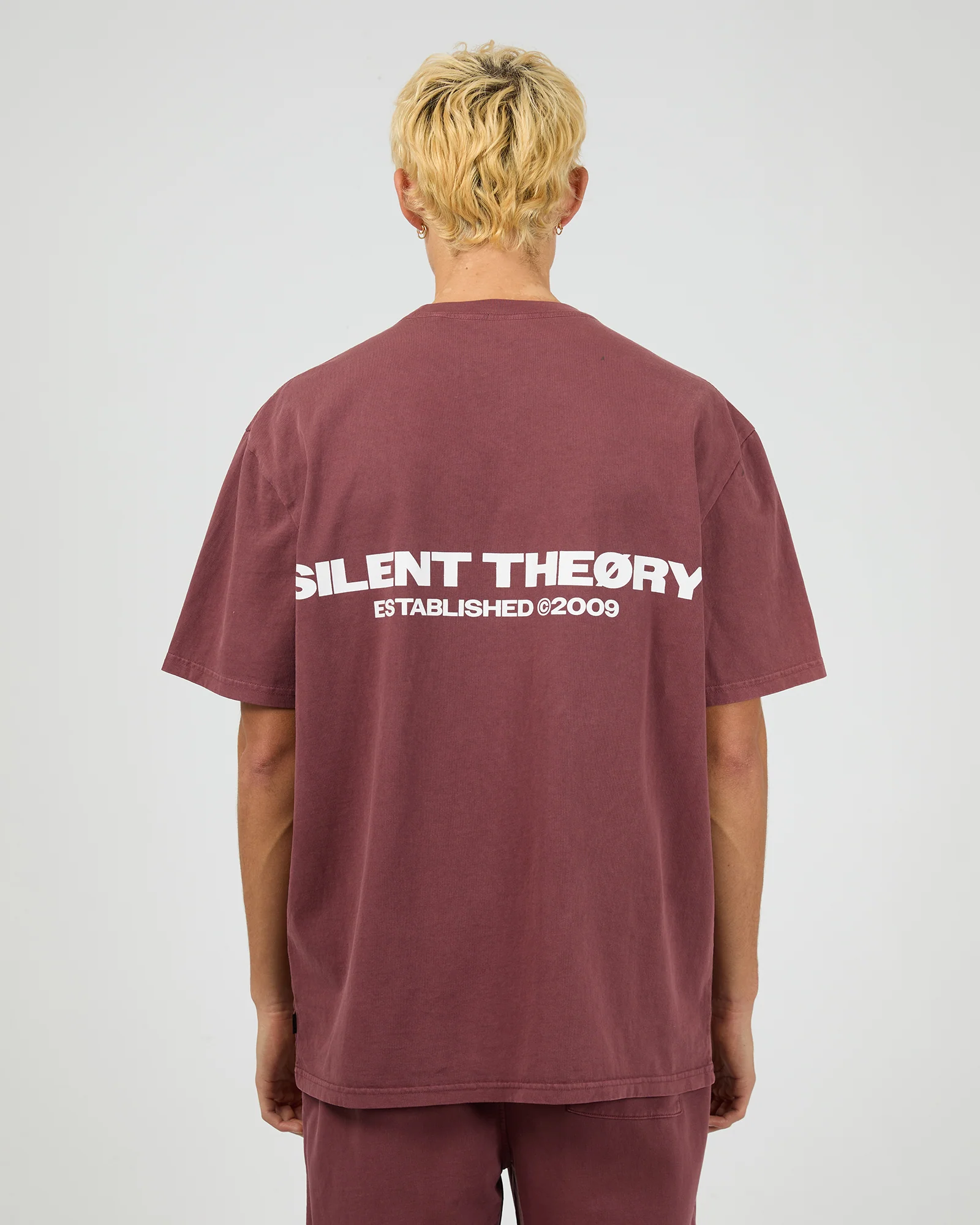 Essential Theory Tee Burgundy - Image 3