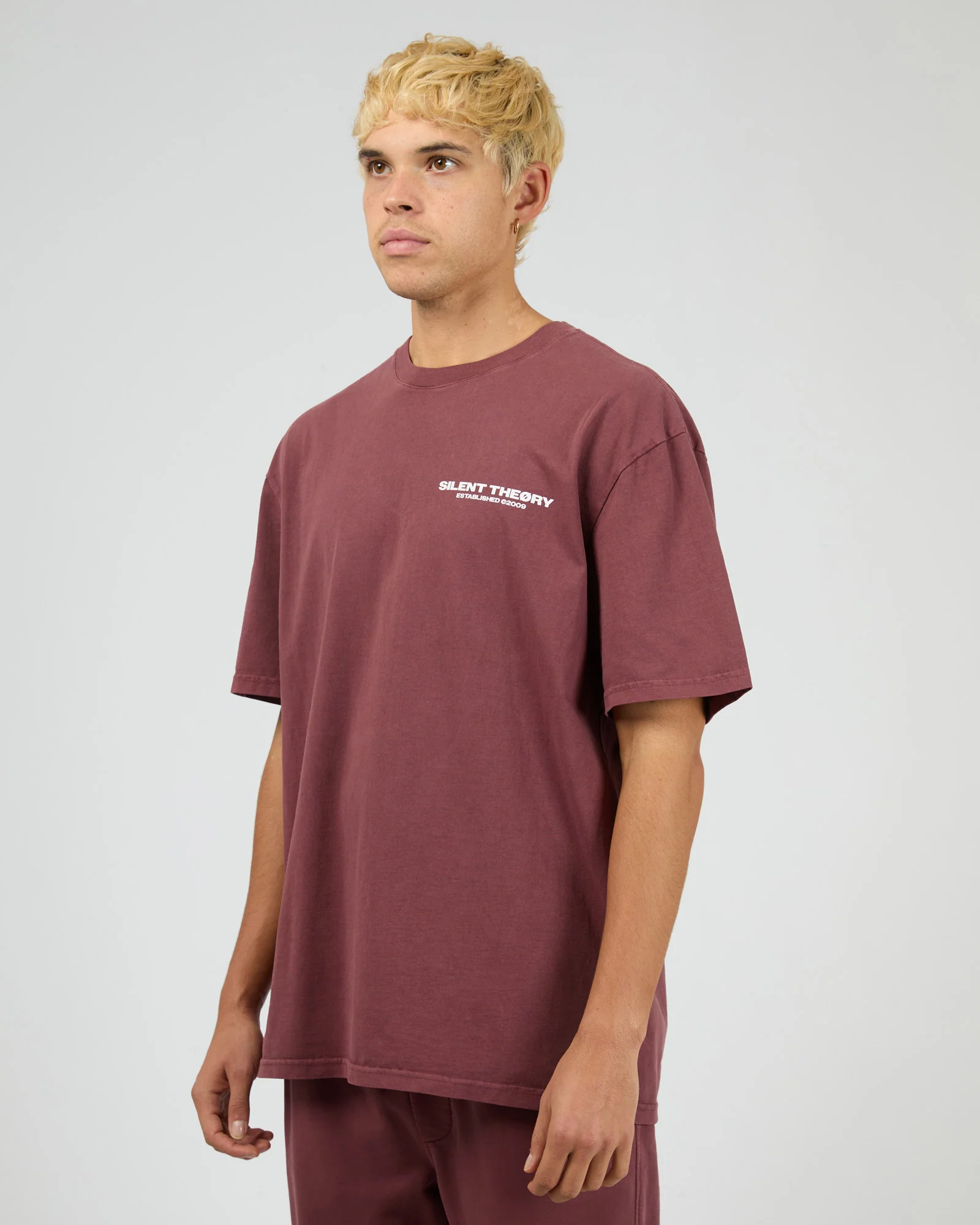 Essential Theory Tee Burgundy - Image 4