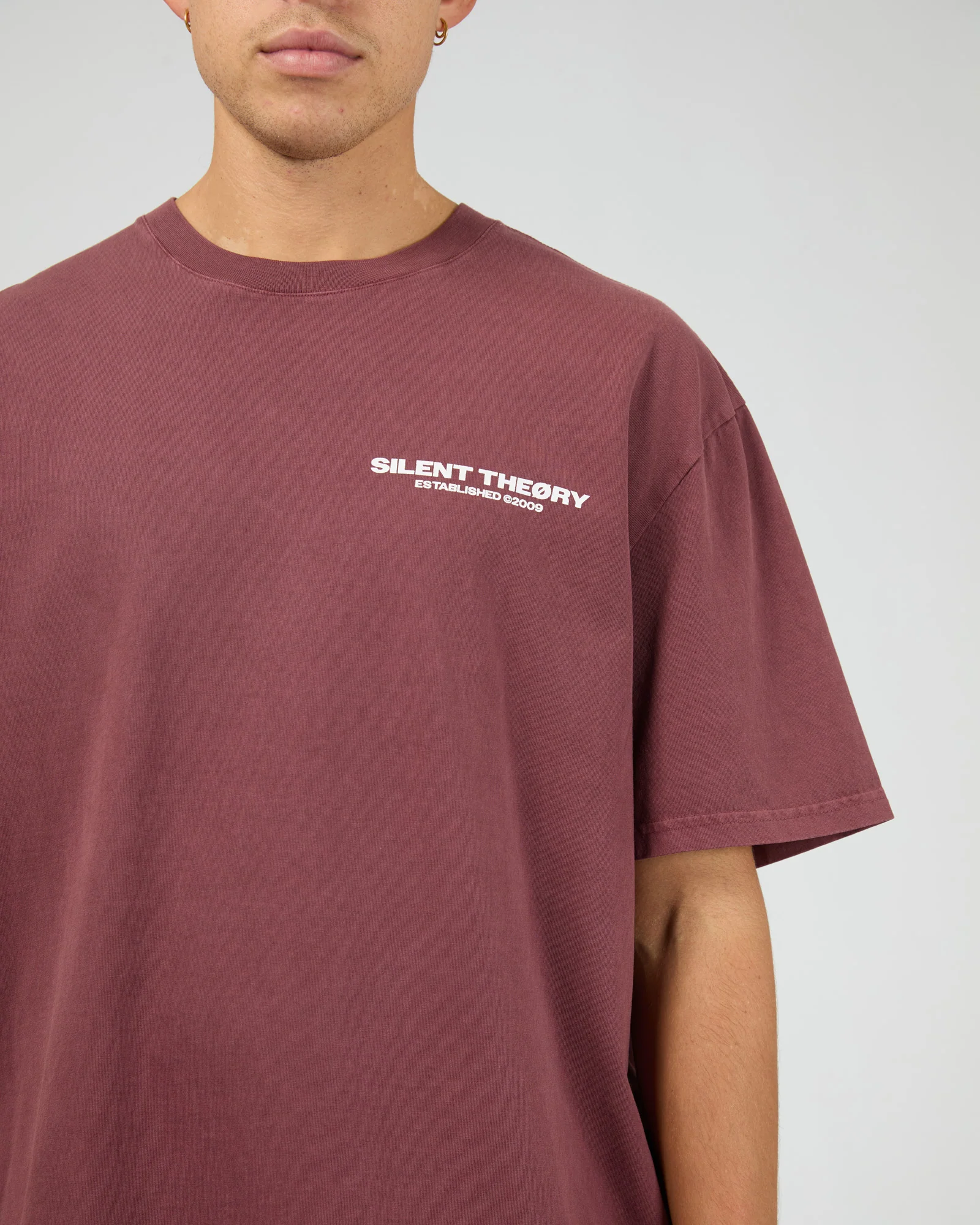Essential Theory Tee Burgundy - Image 5