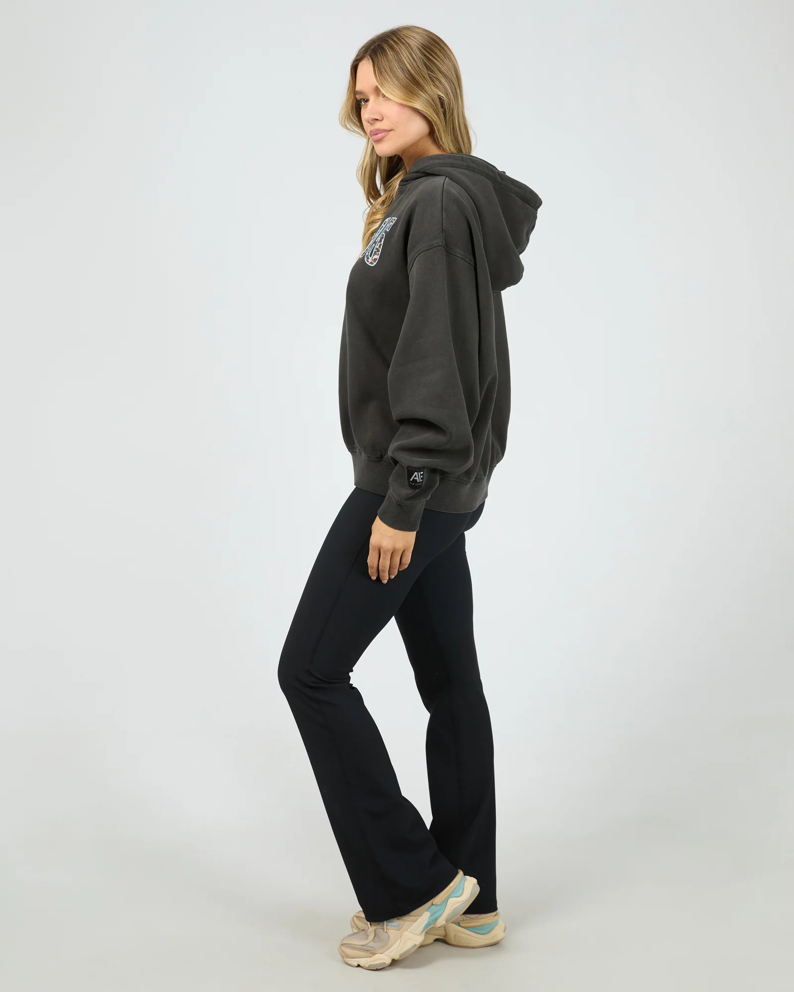 Eve Club House Box Hoodie Washed Black - Image 7