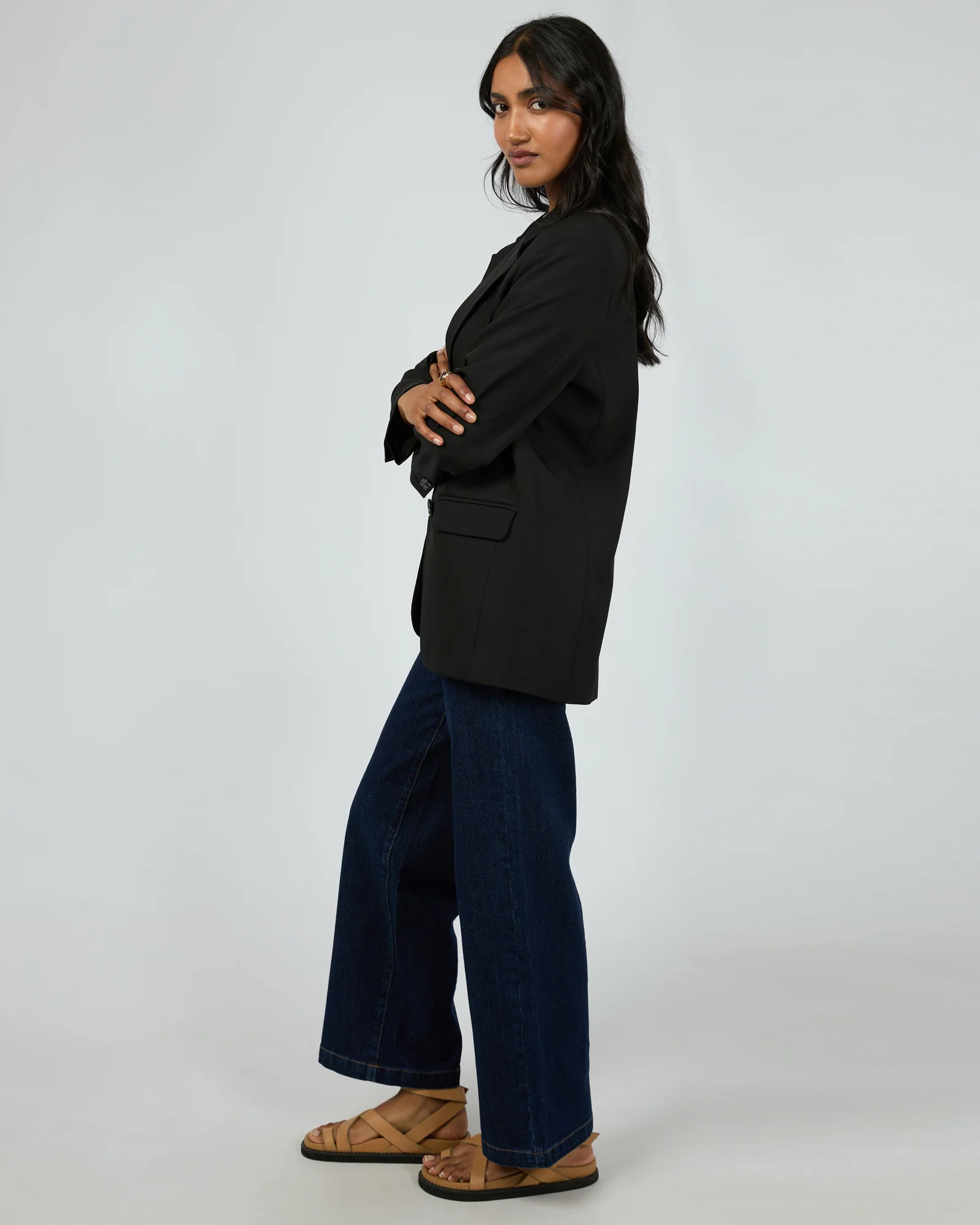 Eve Luxe Basic Blazer Black - Image 6
