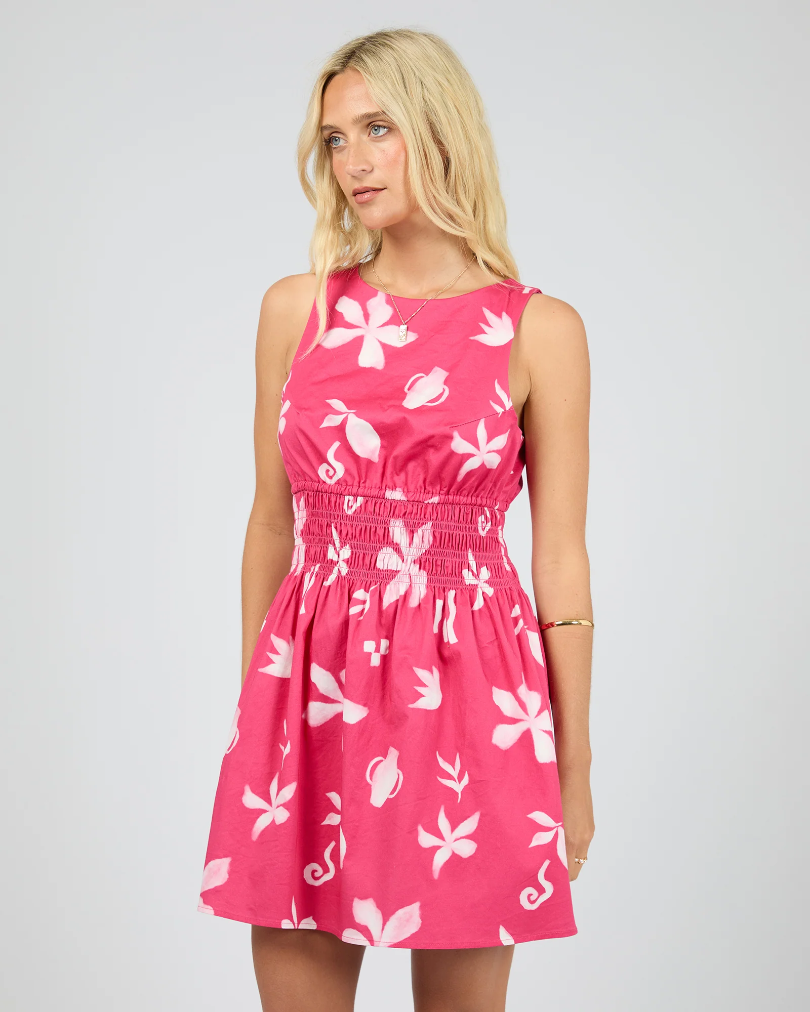 Fleur Mini Dress Print - Image 4