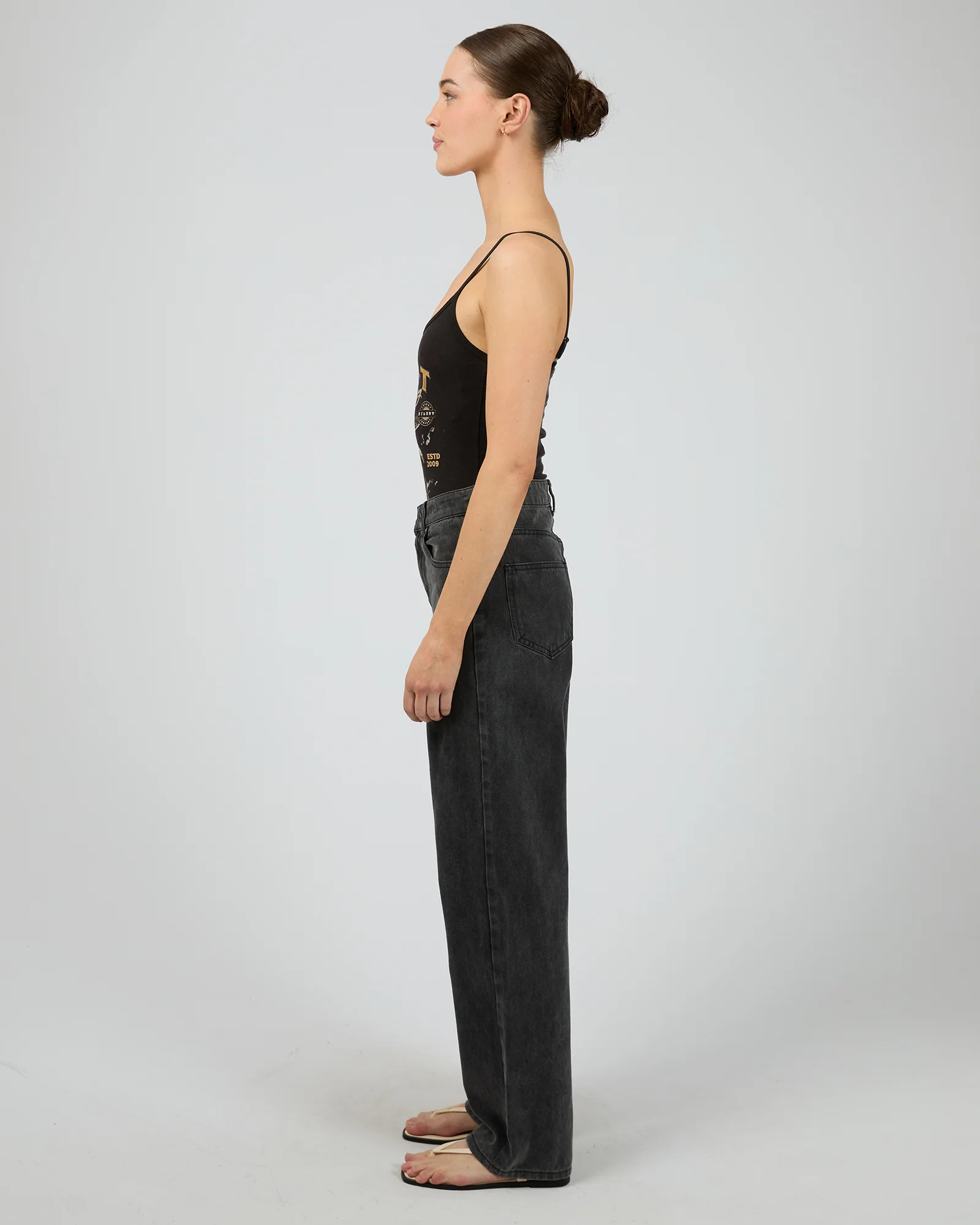 Flying Free Bodysuit Washed Black - Image 6