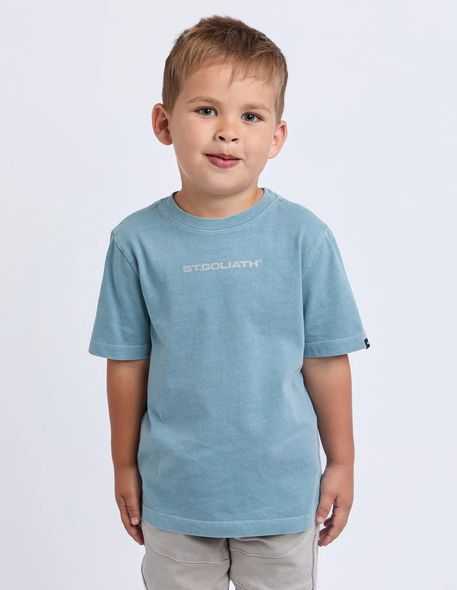 Kids Foiled Tee Teal