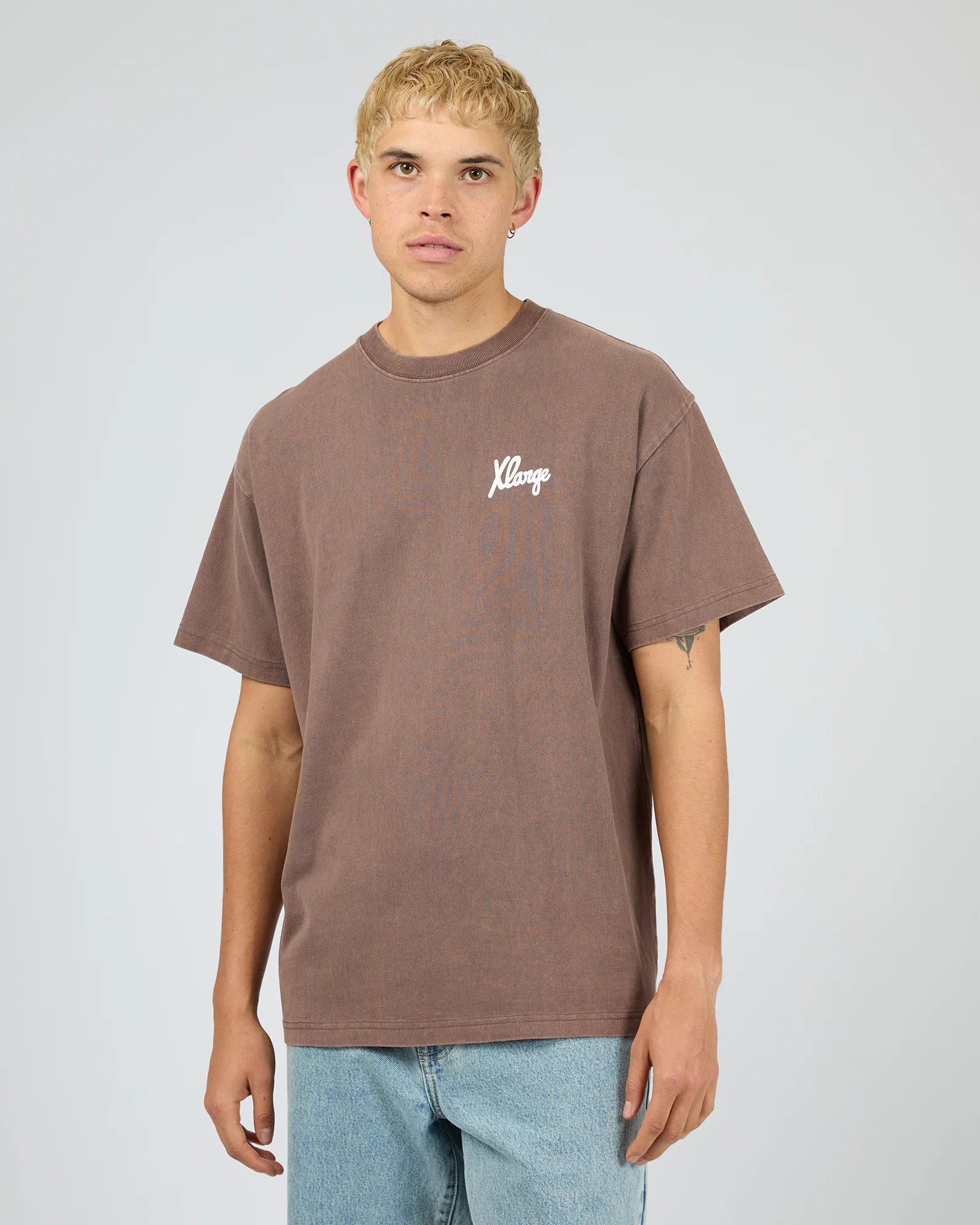 Folded Crown Short Sleeve Tee Mocha