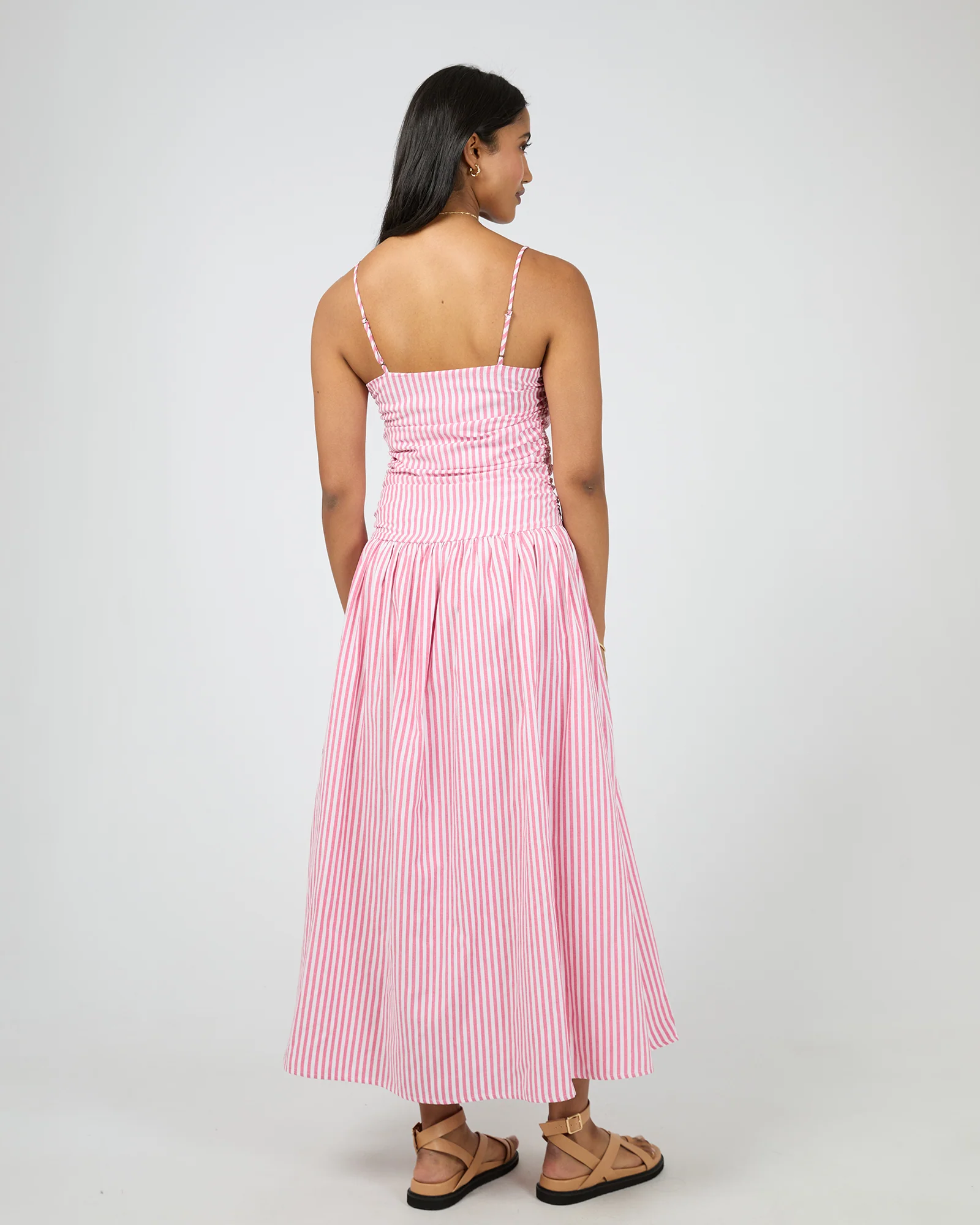 Franca Stripe Maxi Dress Stripe - Image 3