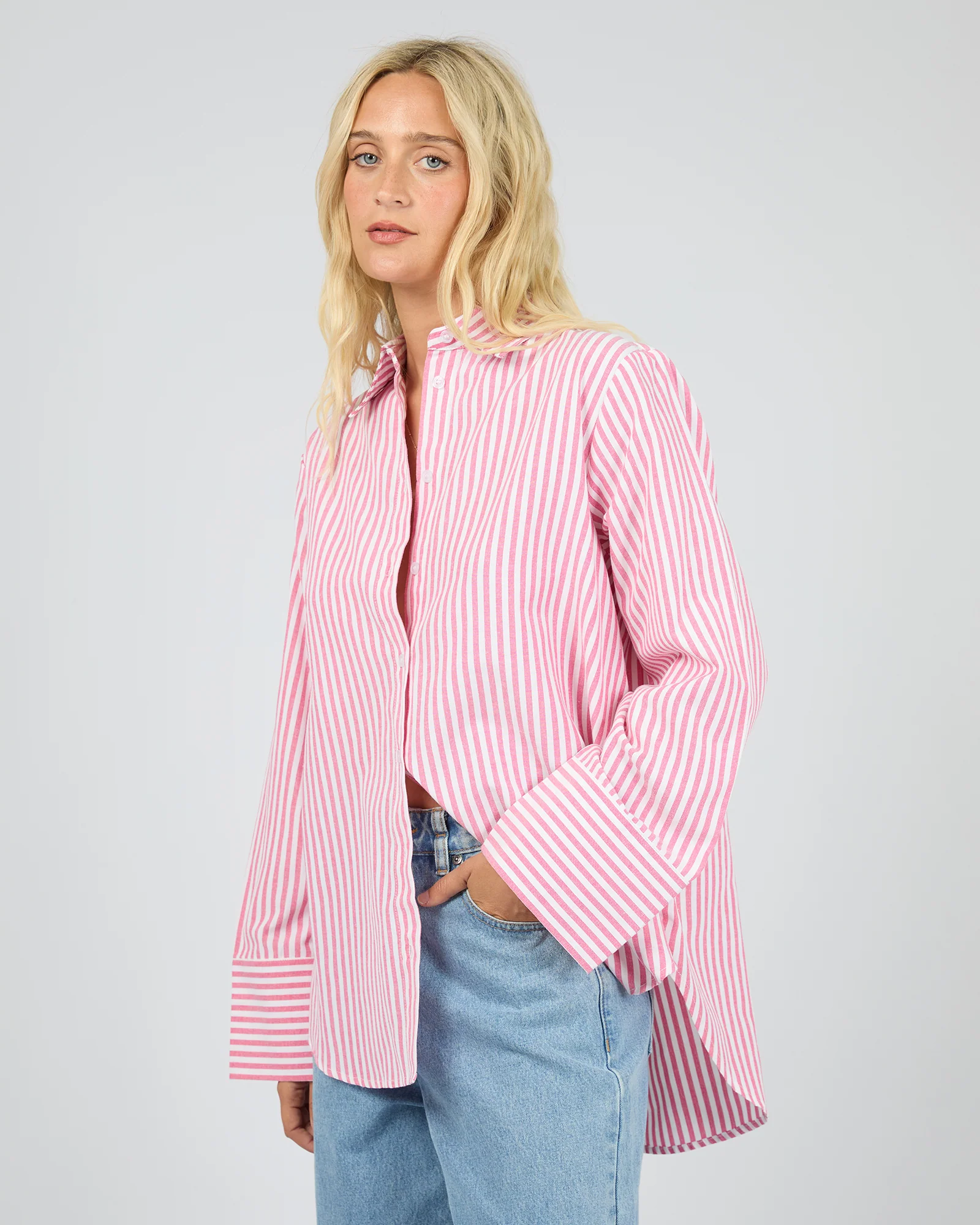 Franca Stripe Shirt Stripe - Image 4