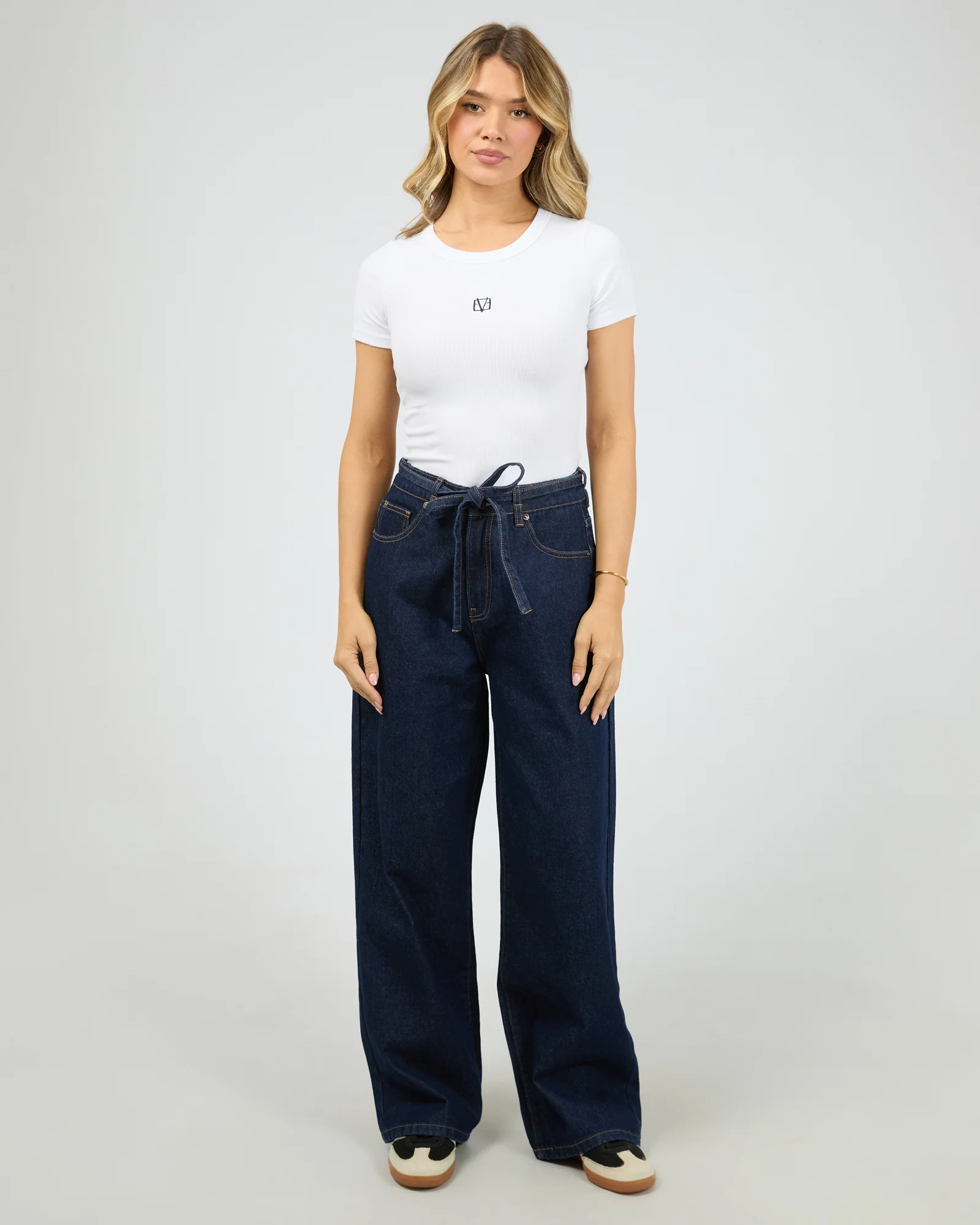 Gia High Rise Baggy Indigo - Image 2