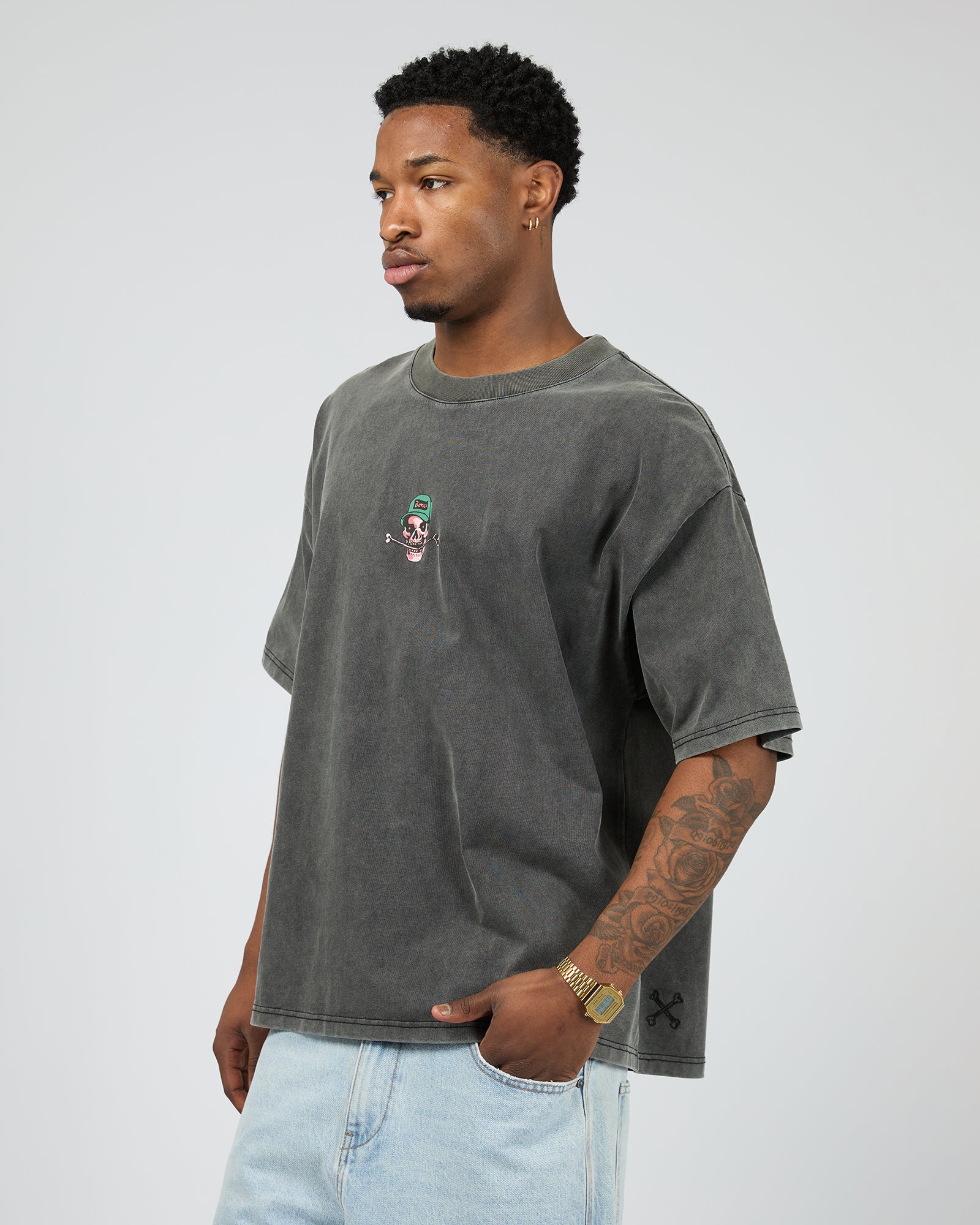 Golf Club Flash Tee Washed Black - Image 7