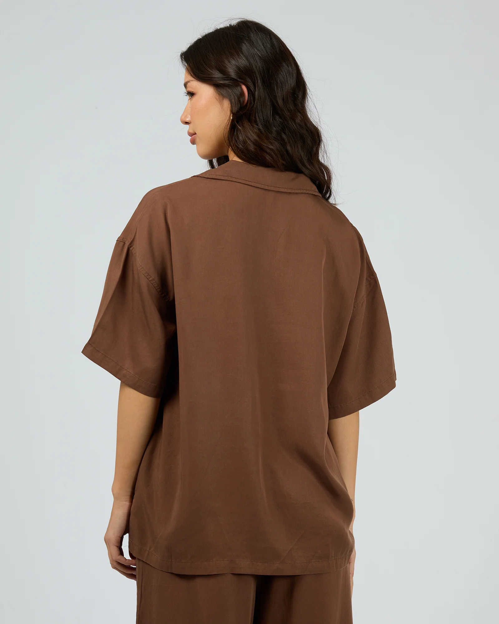 Harper Ss Shirt Burgandy - Image 3