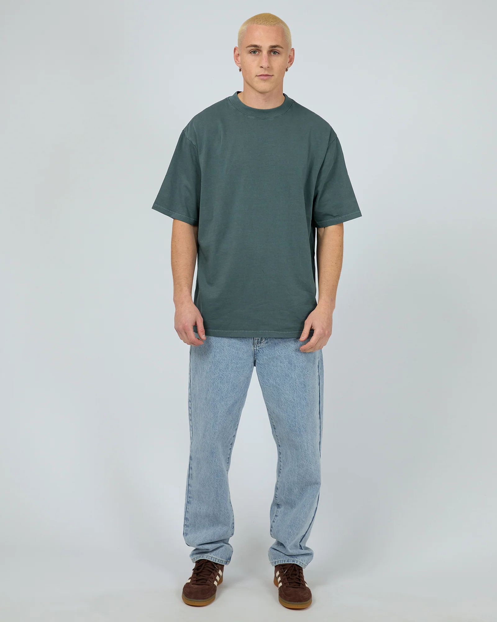 Heavy Weight Tee Blue - Image 2