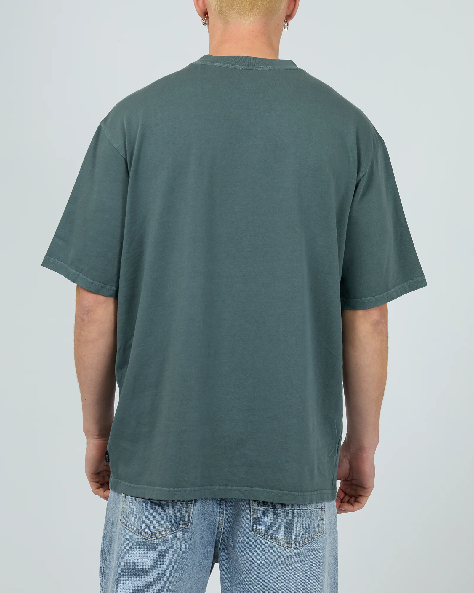 Heavy Weight Tee Blue - Image 3