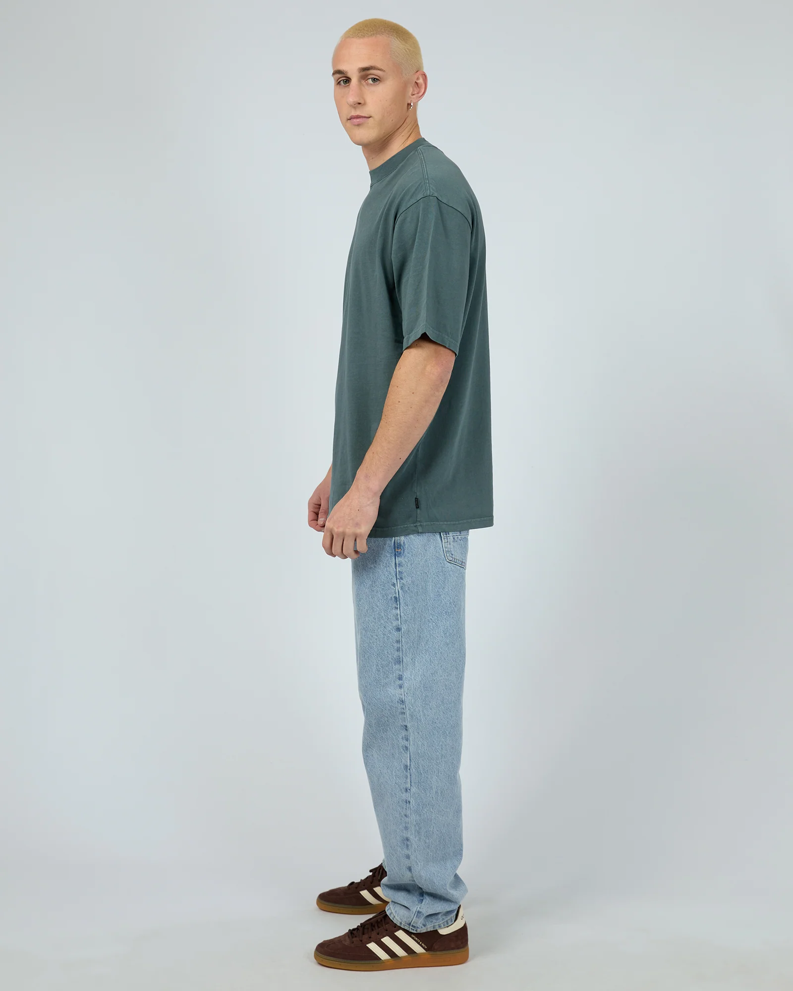 Heavy Weight Tee Blue - Image 6