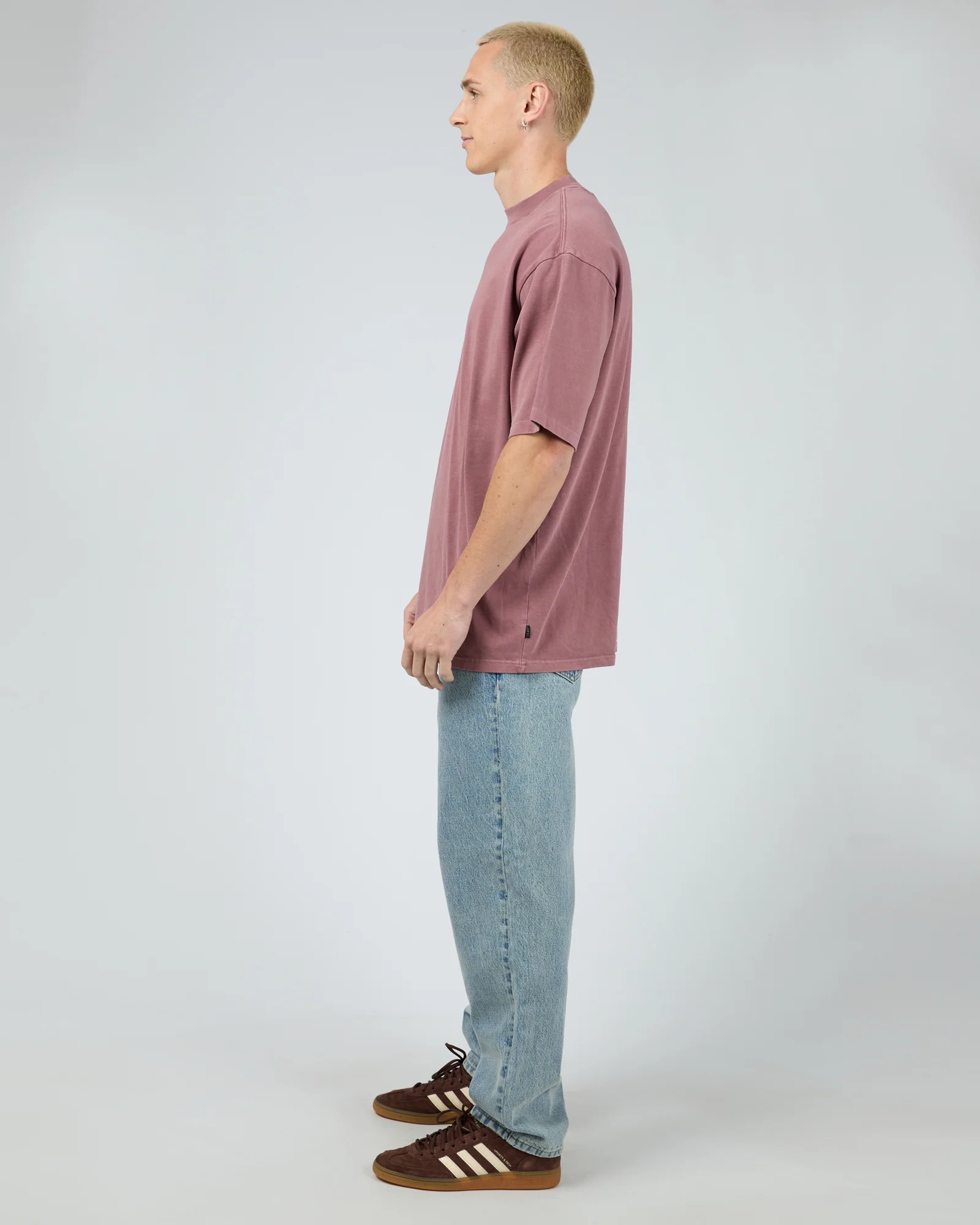 Heavy Weight Tee Plum - Image 5