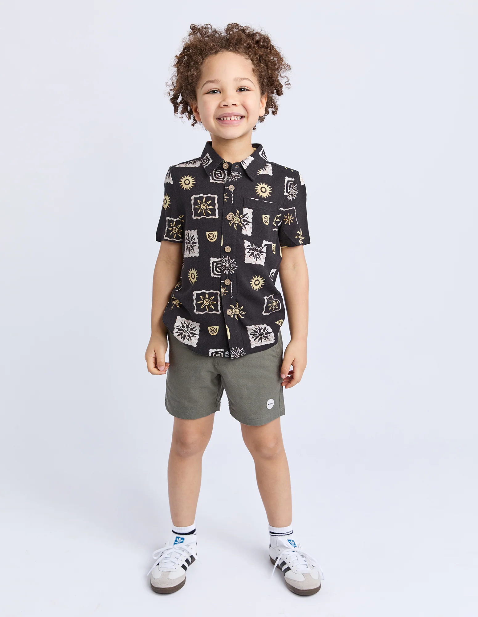 Kids Holiday Short Khaki - Image 2