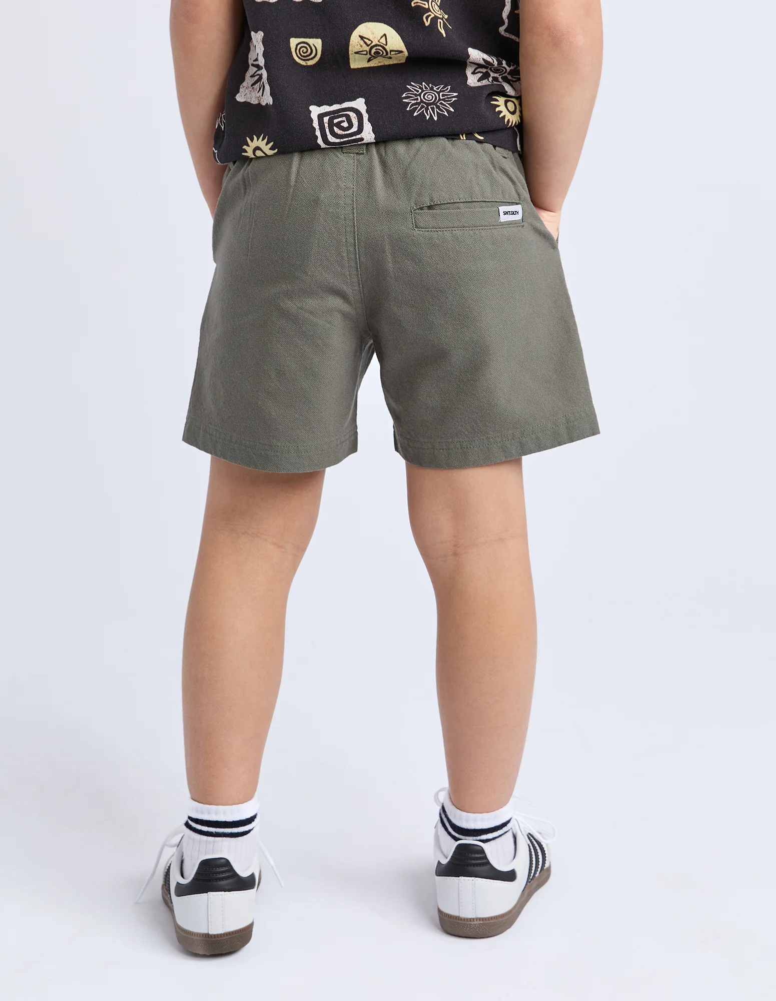 Kids Holiday Short Khaki - Image 4
