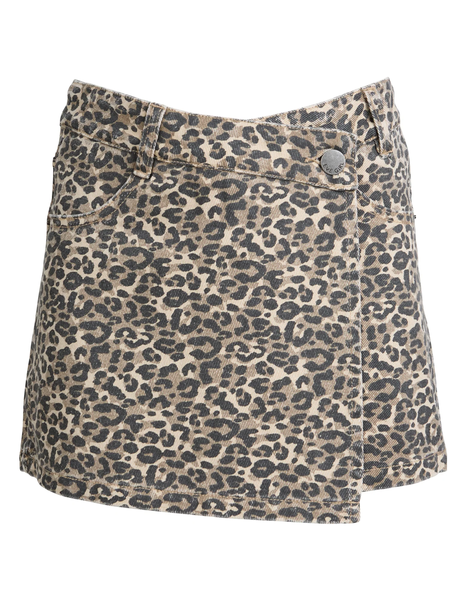 Teen Holly Leopard Skort Print