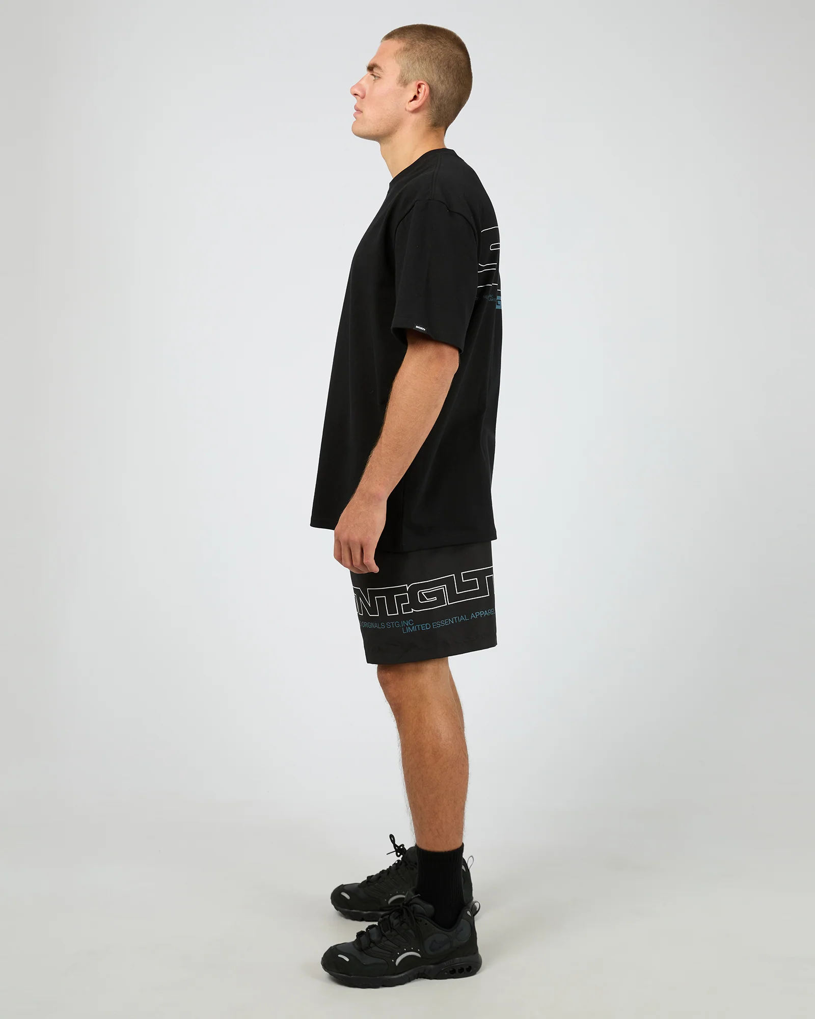 Hyperlink Tee Black - Image 6