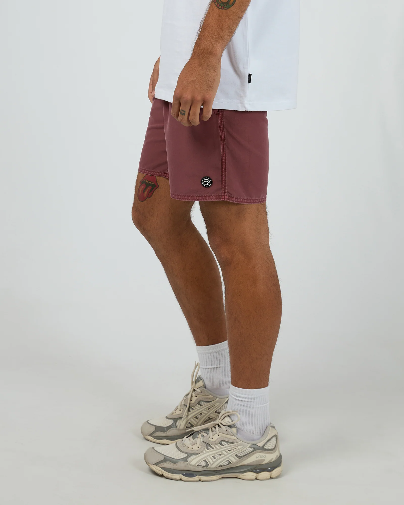 Illusion Short Burgandy - Image 6