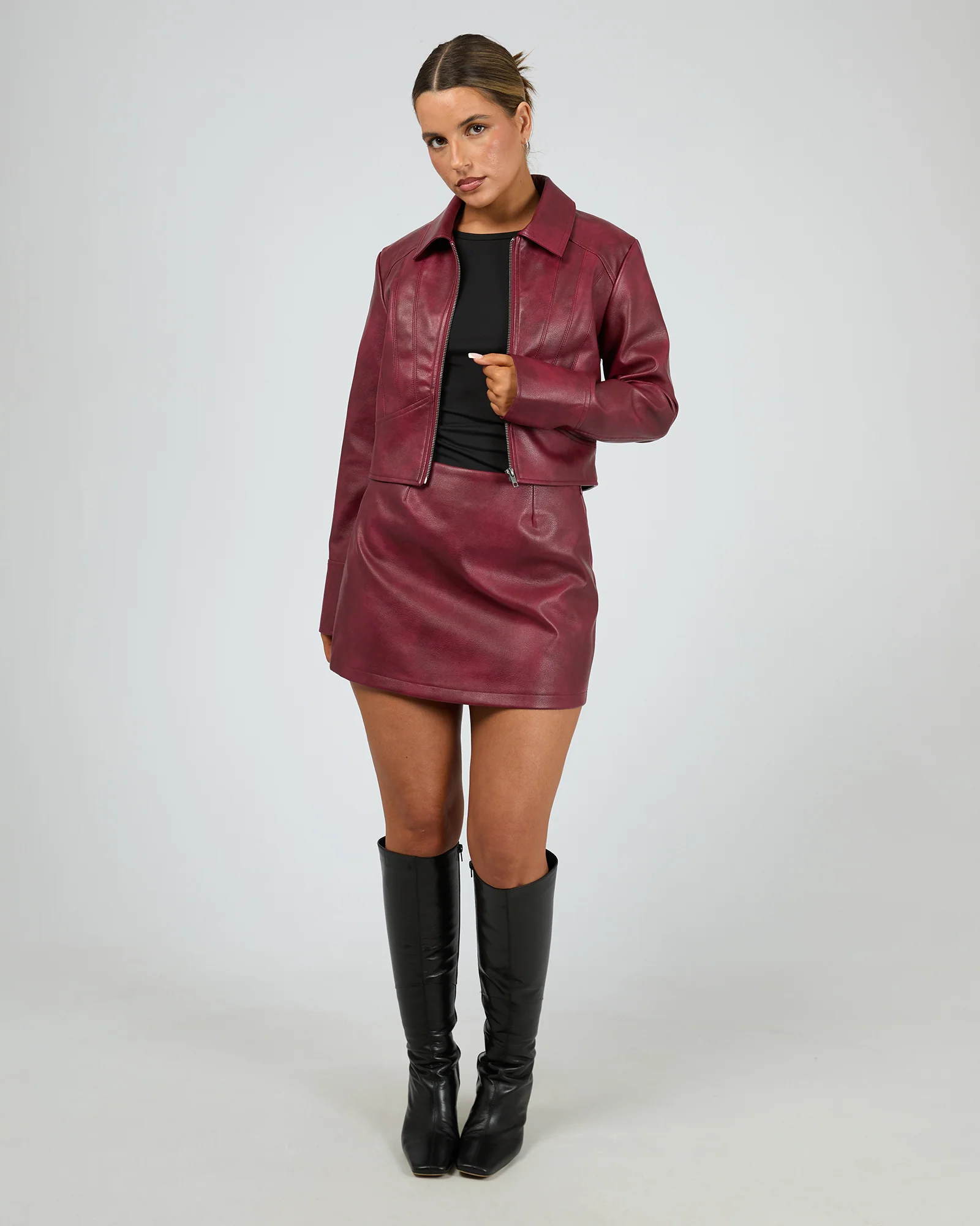 Ilora Skort Burgandy - Image 2