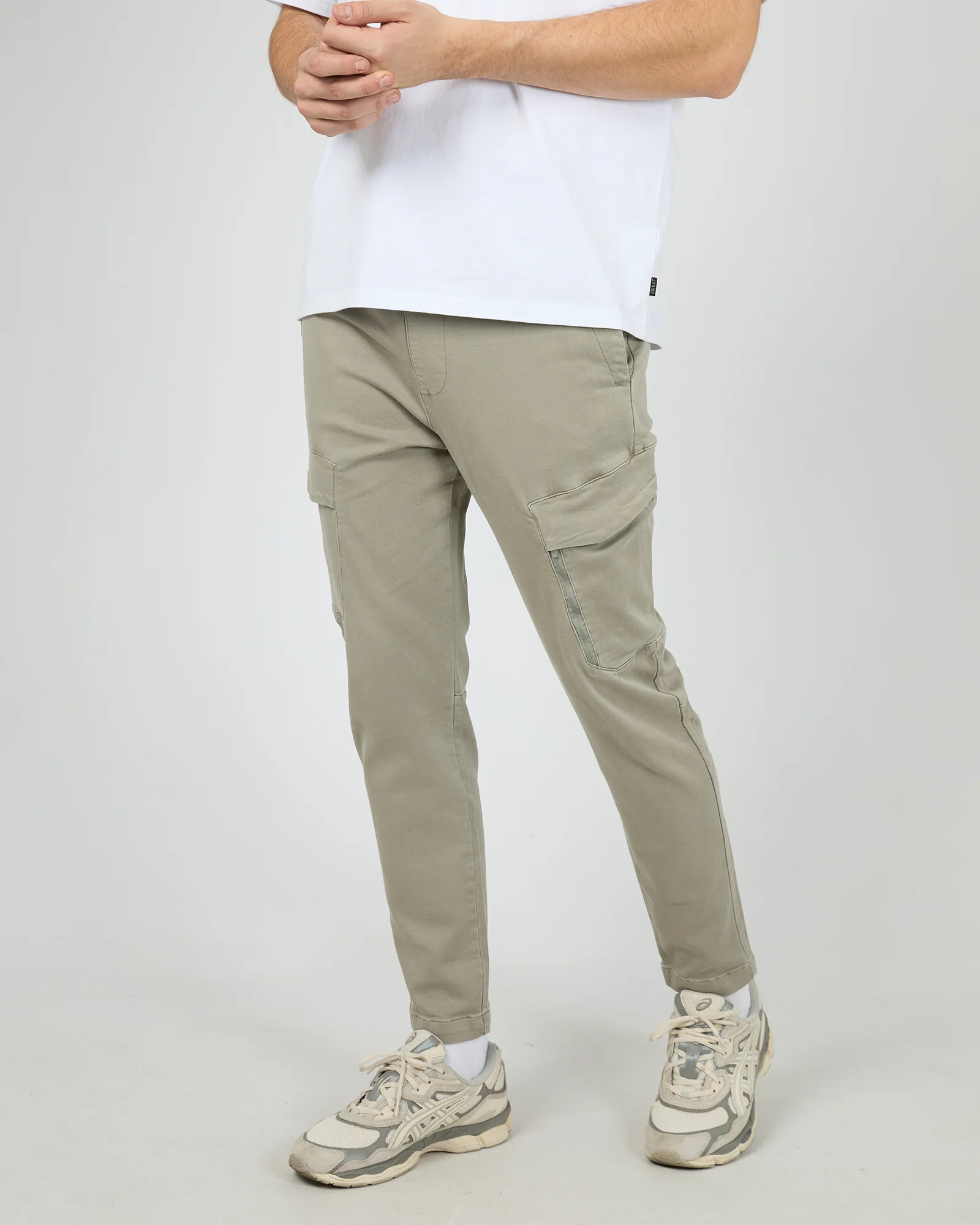 Inset Cargo Pant Grey - Image 4