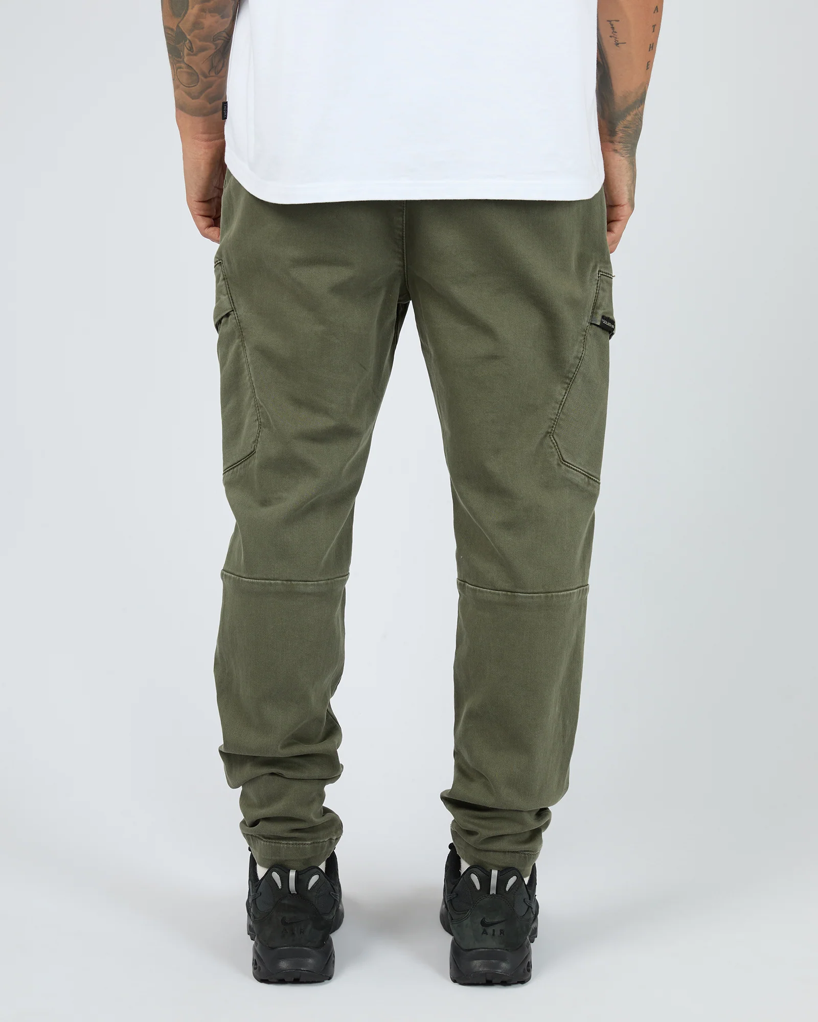 Inset Cargo Pant Khaki - Image 3