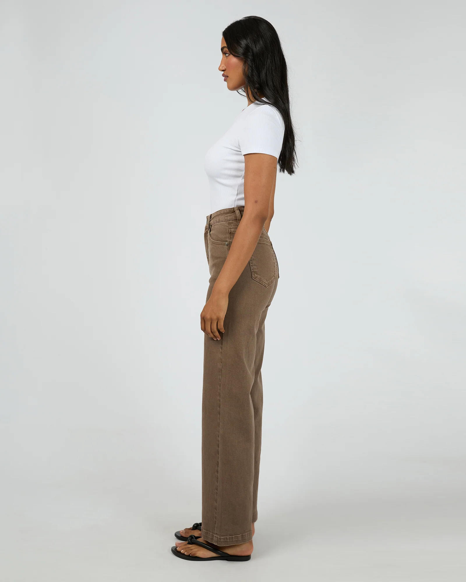 Jacqui Wide Leg Cocoa - Image 6