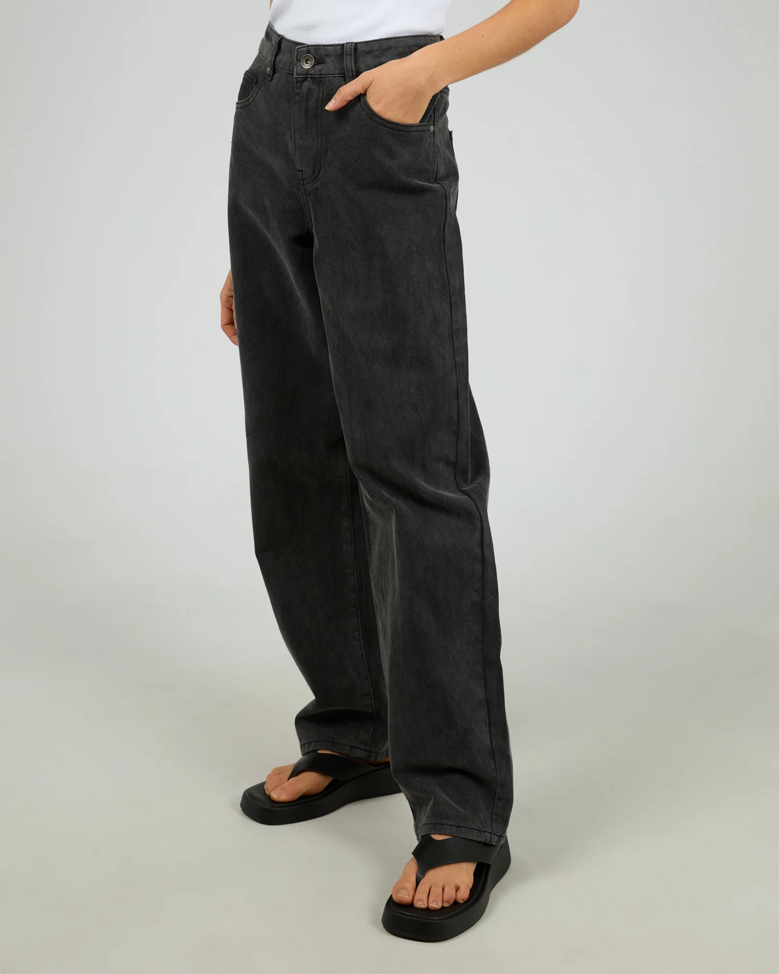 Jade Baggy Jean Washed Black - Image 4