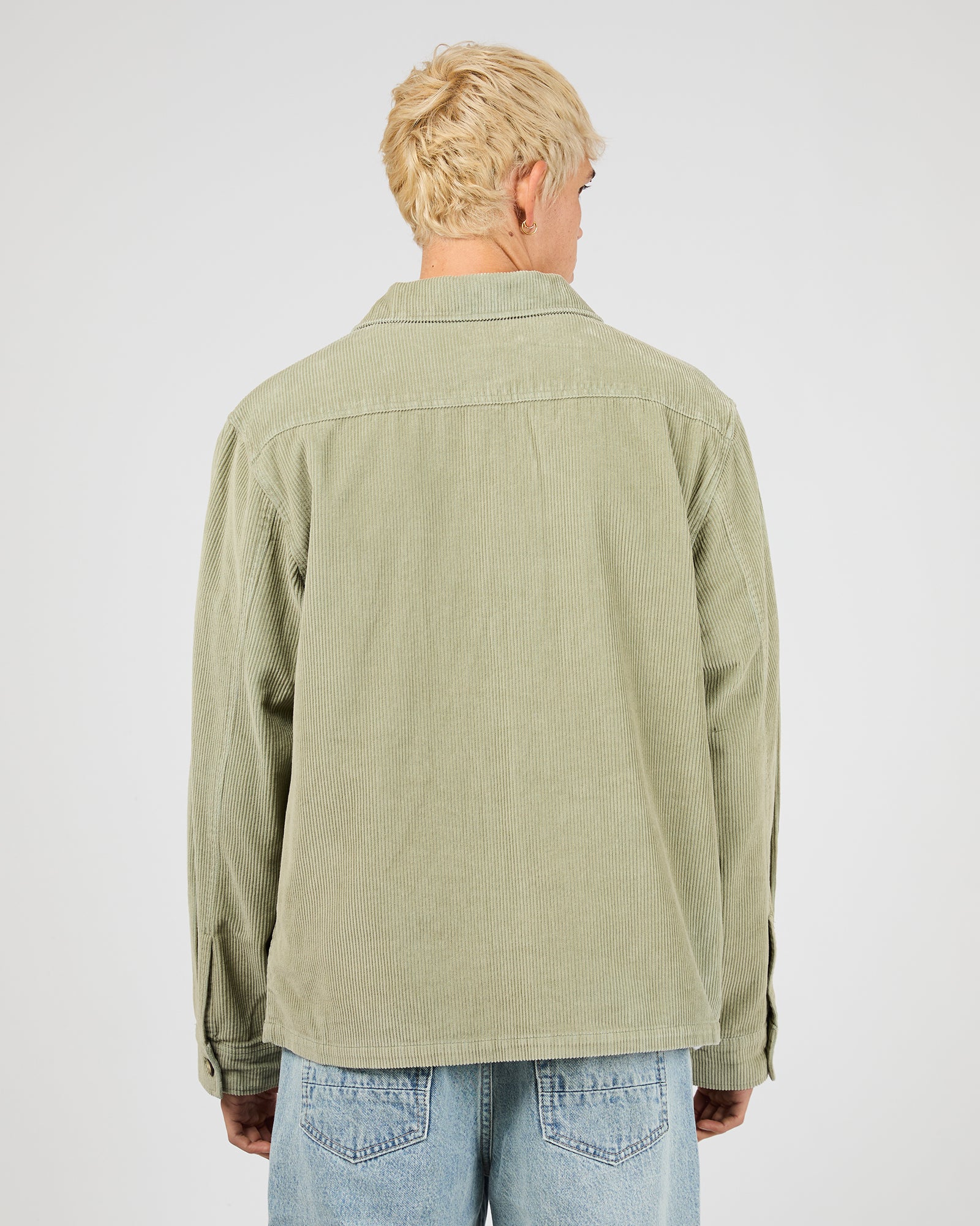 Jameson Cord Shirt Sage - Image 3