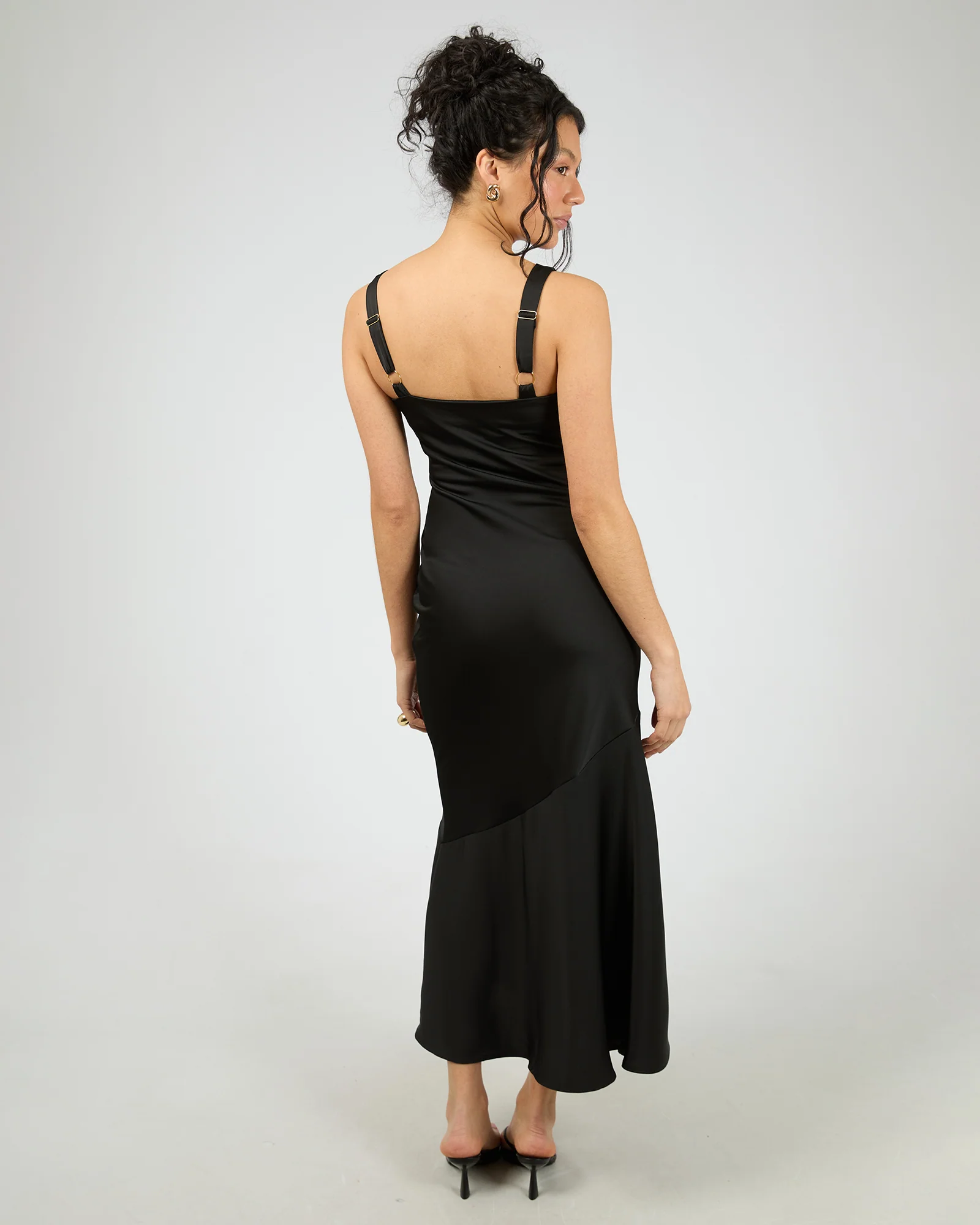 Josie Maxi Dress Black - Image 3