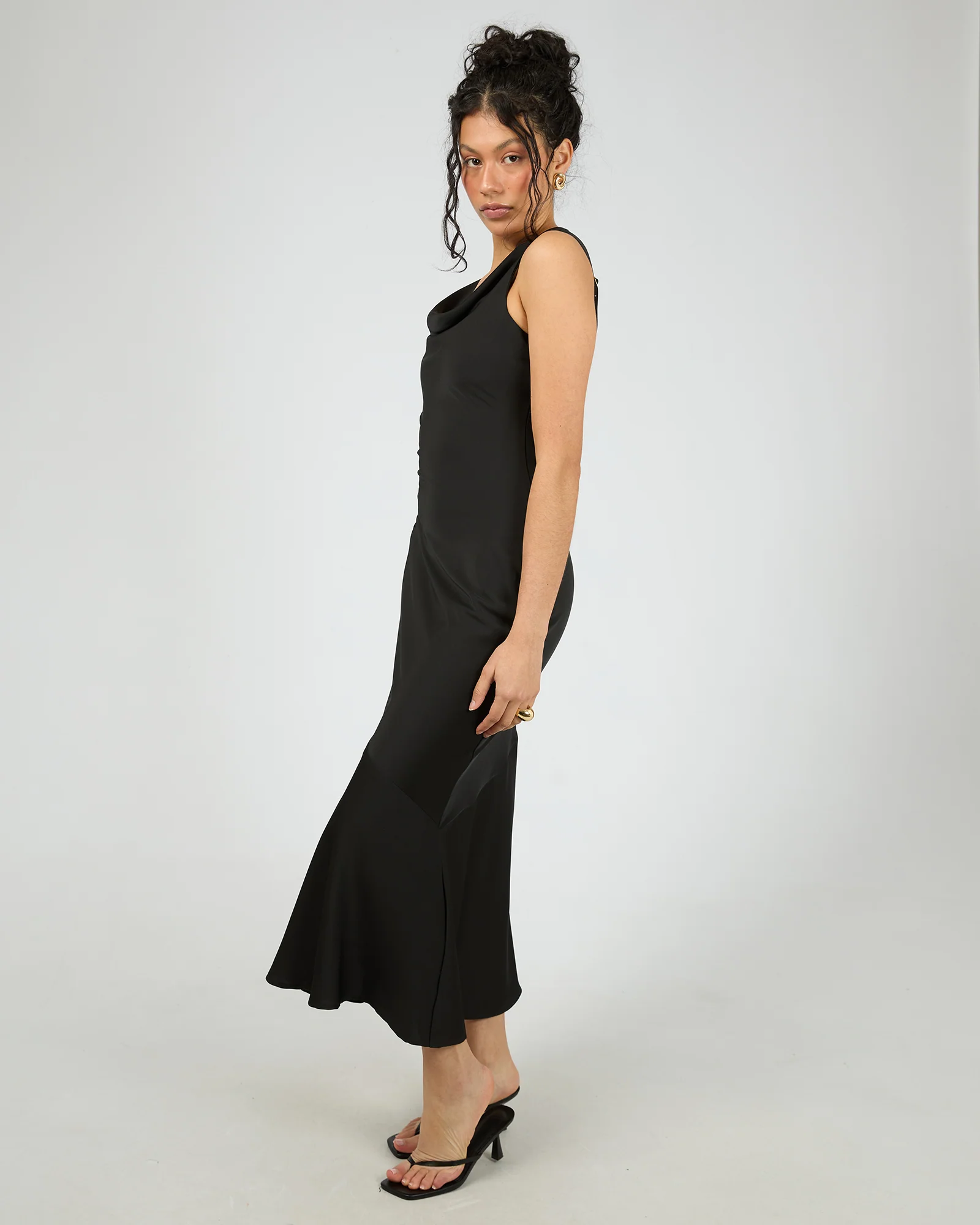 Josie Maxi Dress Black - Image 4