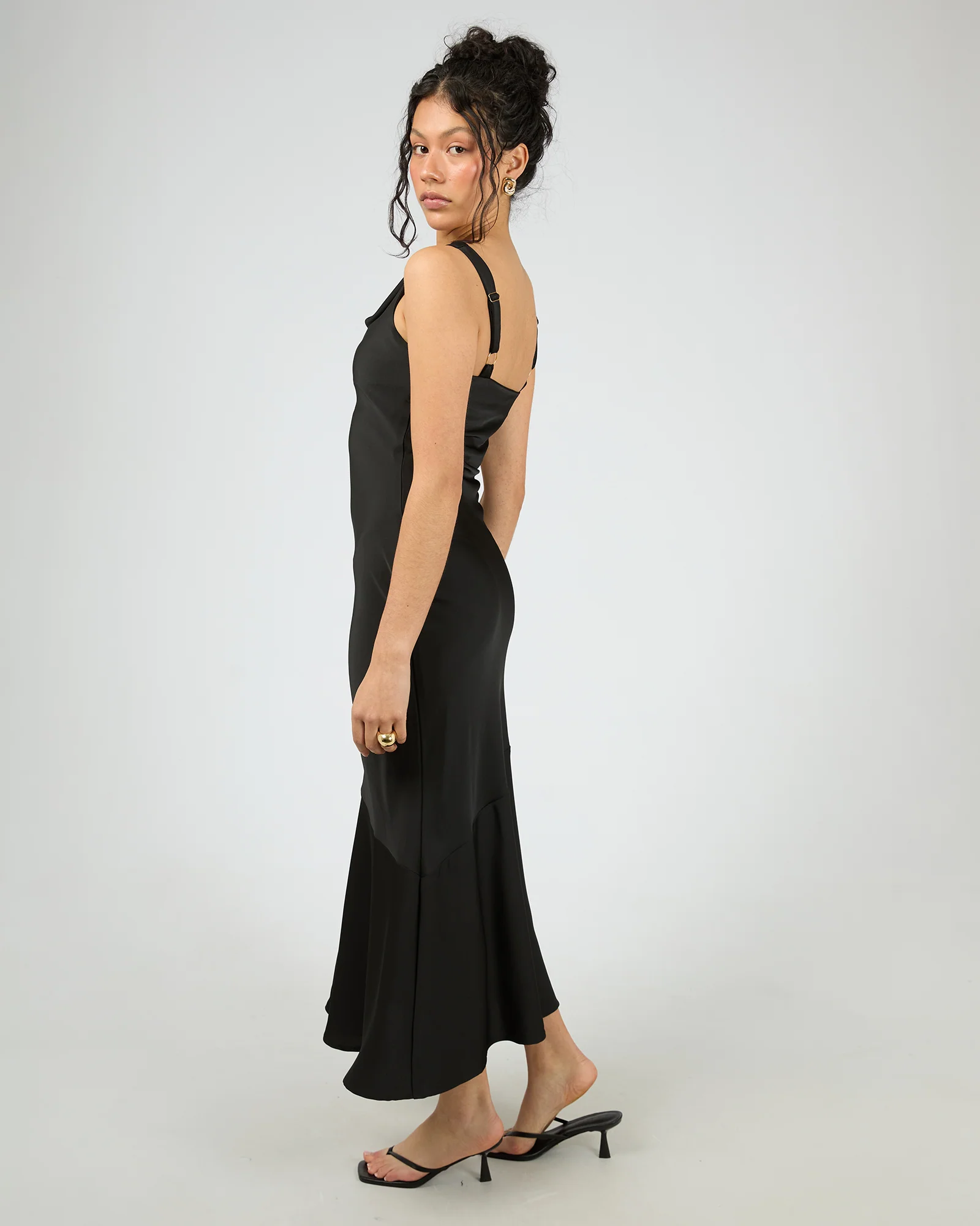 Josie Maxi Dress Black - Image 6