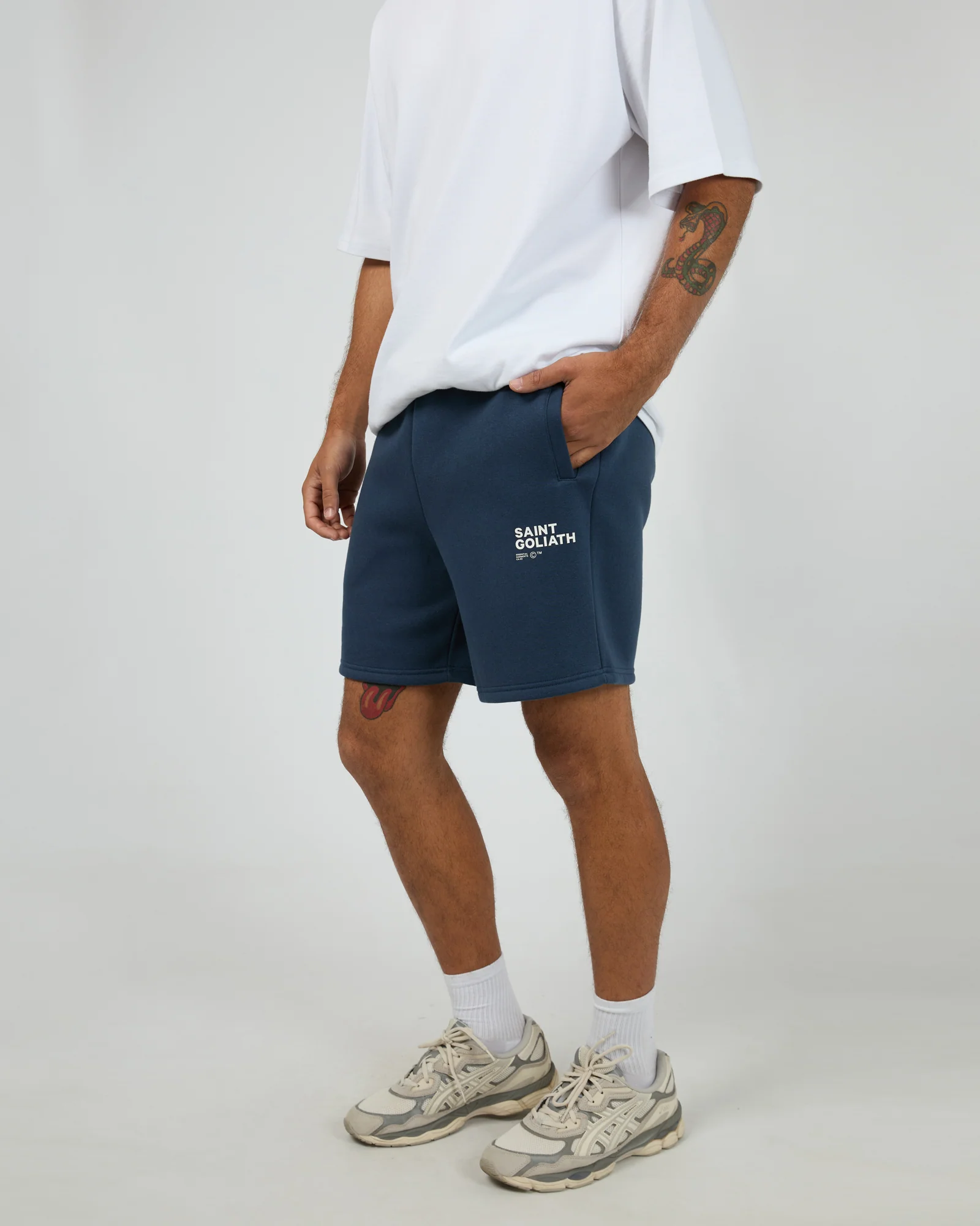 Kinetic Fleece Short Navy - Image 4
