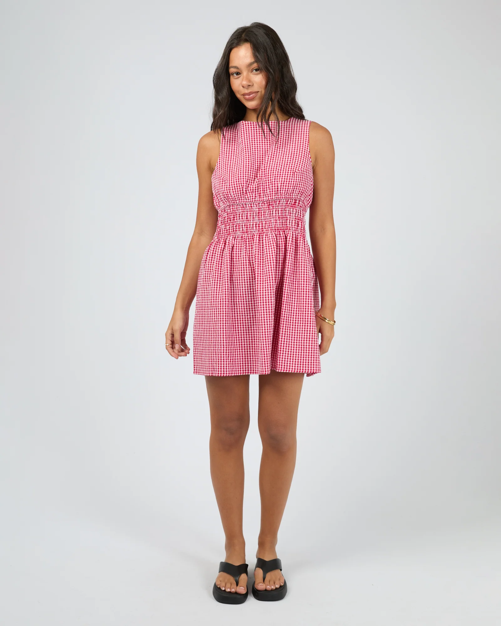 Lani Mini Dress Check - Image 2