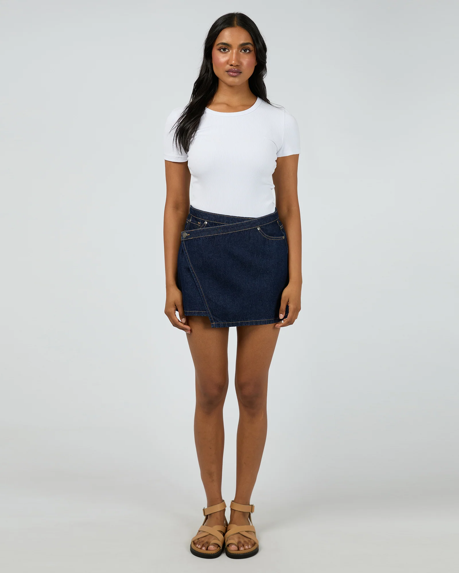 Lenni Mini Skort Indigo - Image 2