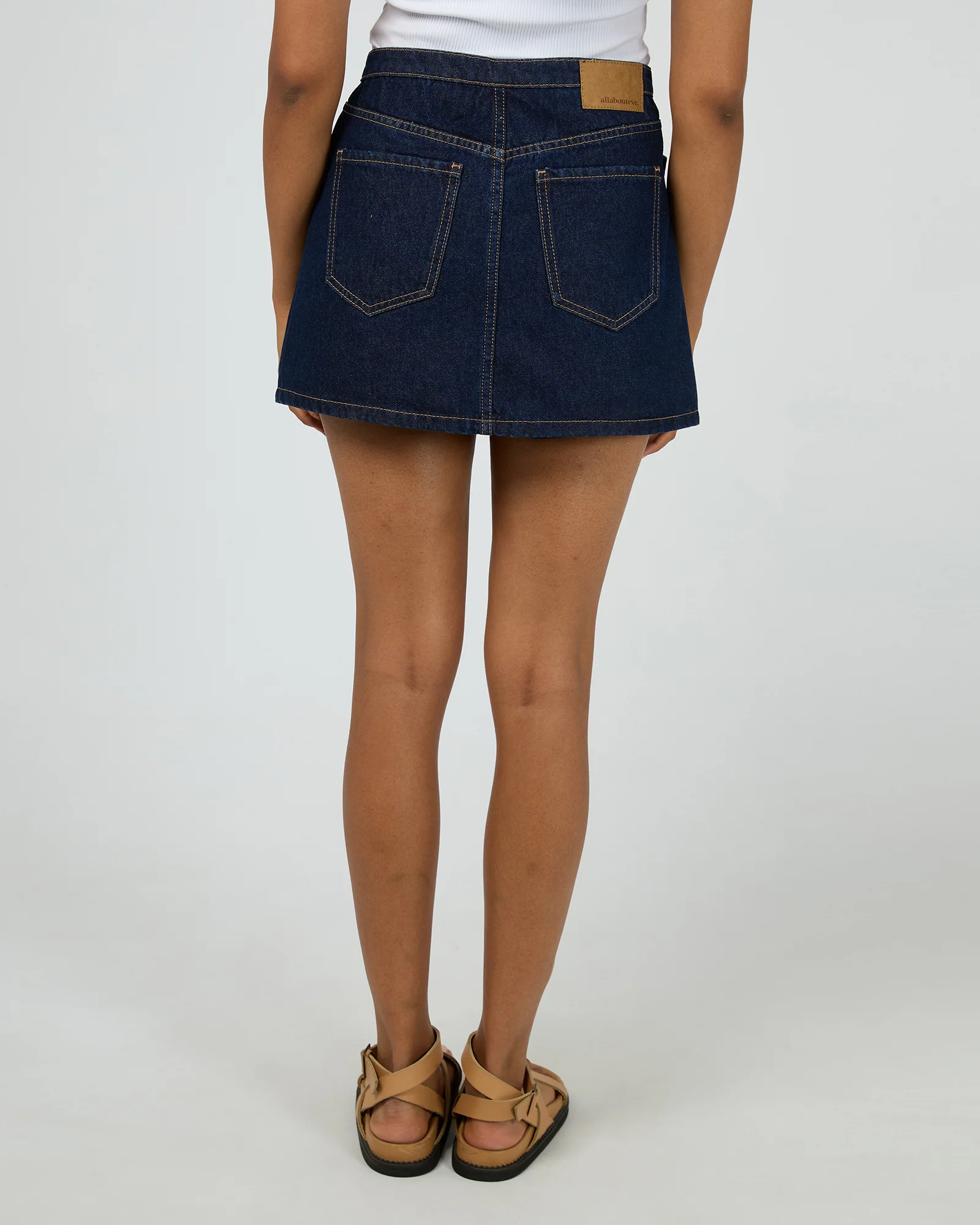 Lenni Mini Skort Indigo - Image 3