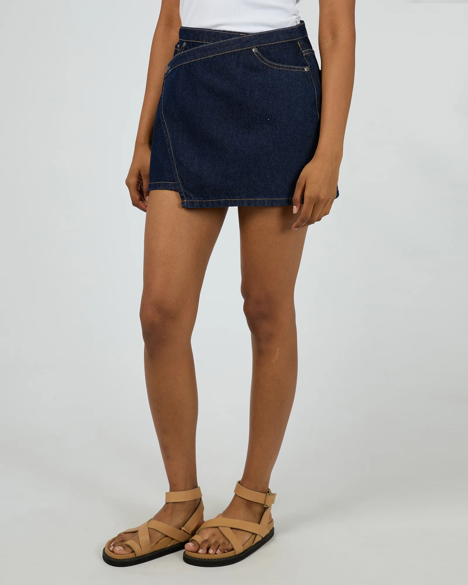 Lenni Mini Skort Indigo - Image 4