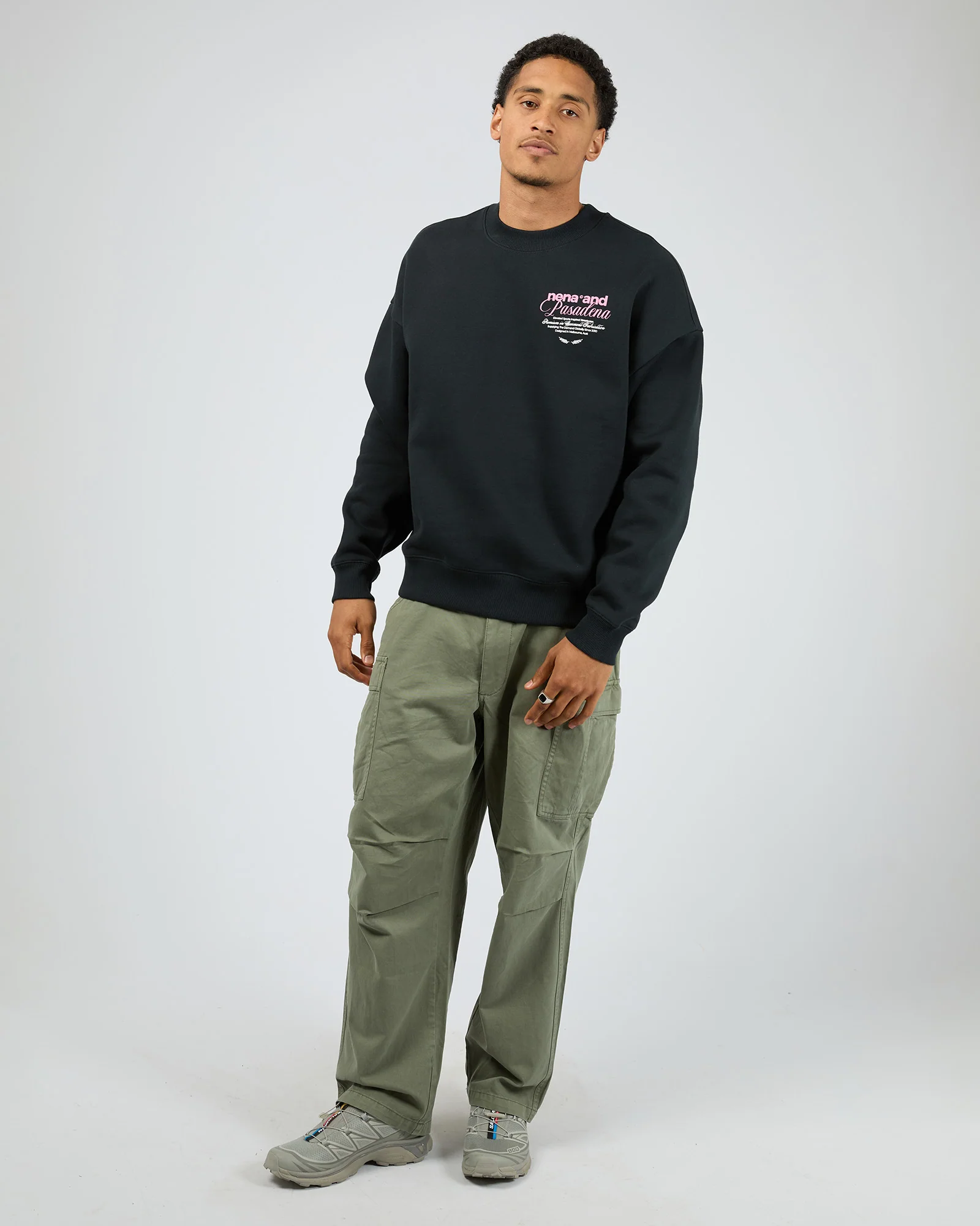 Limitless Box Fit Sweater Black - Image 2